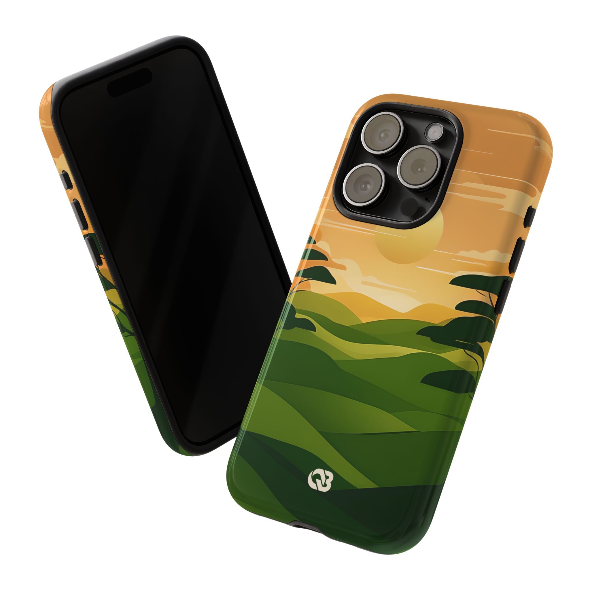 Verdant Horizon Sun · Tough Phone Case for iPhone