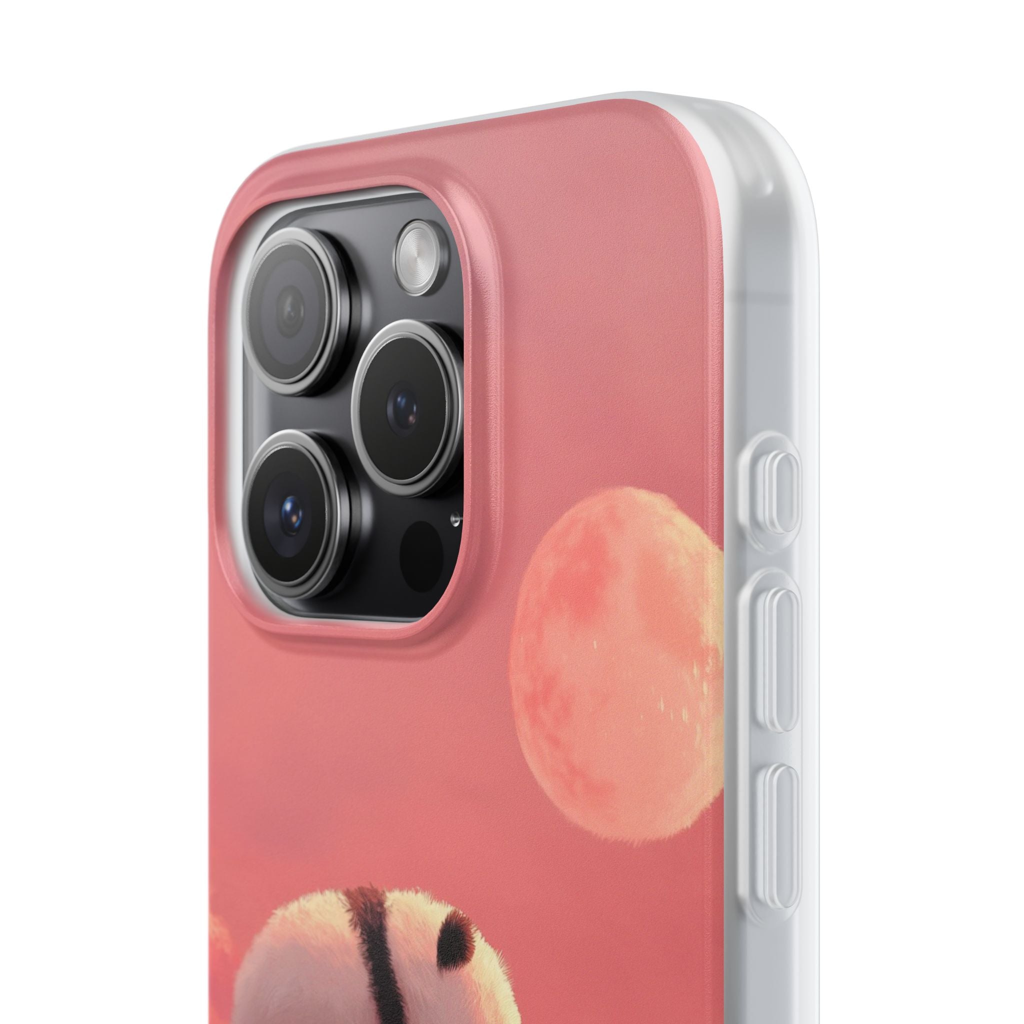 Rose Moon Panda · Soft Phone Case for iPhone