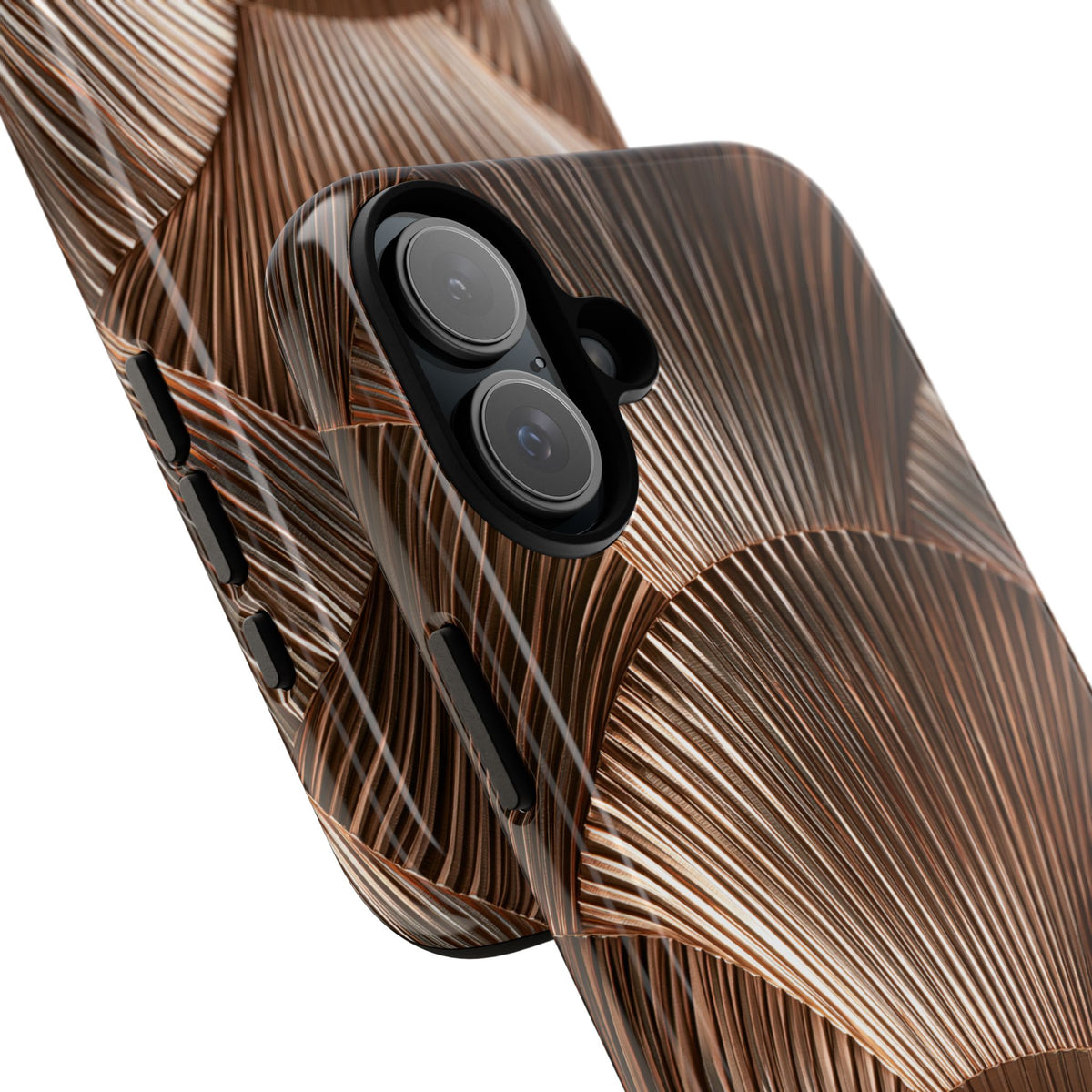 Rose Gilded Fan · Tough Phone Case for iPhone · Gold