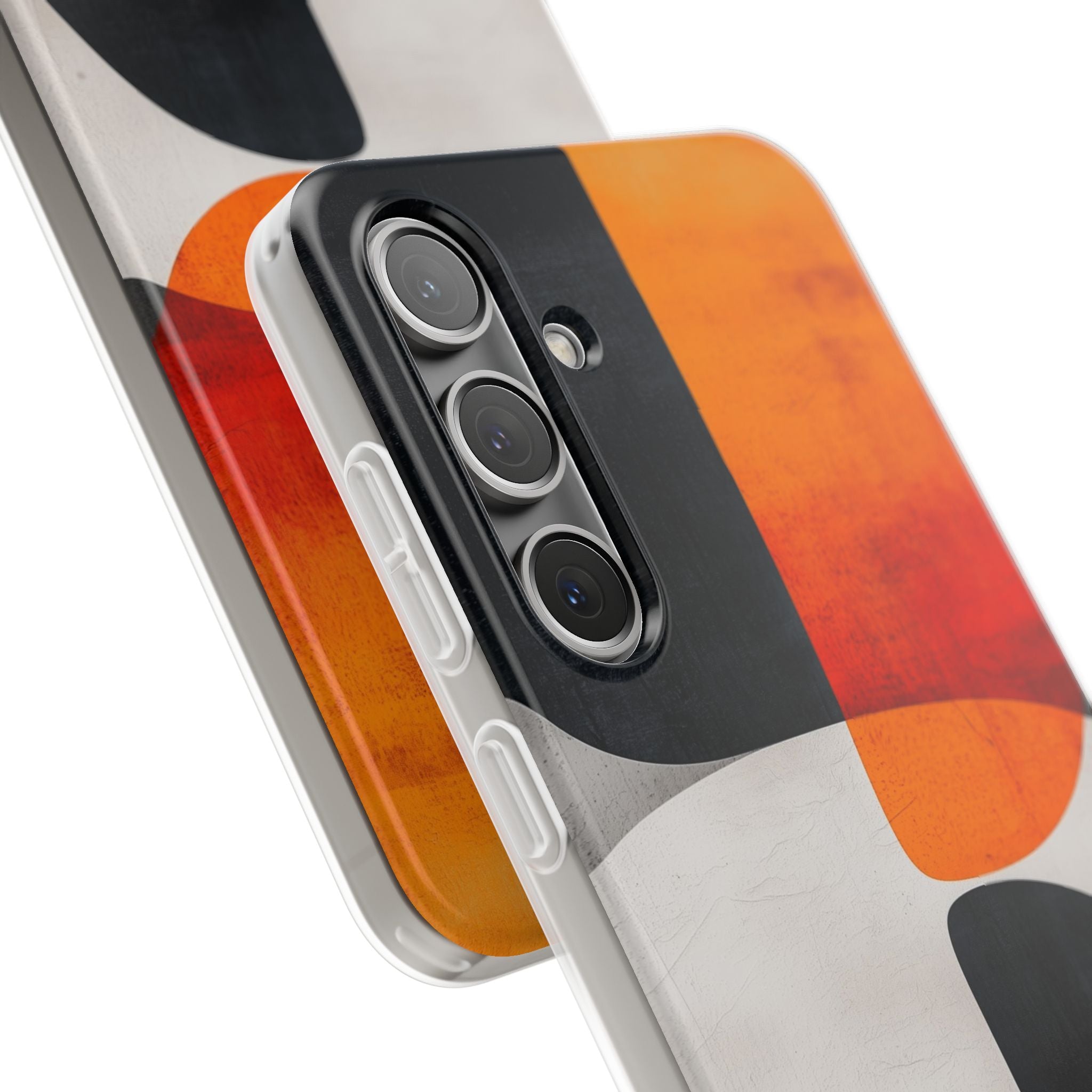 Burnt Amber Flow · Soft Phone Case for Samsung
