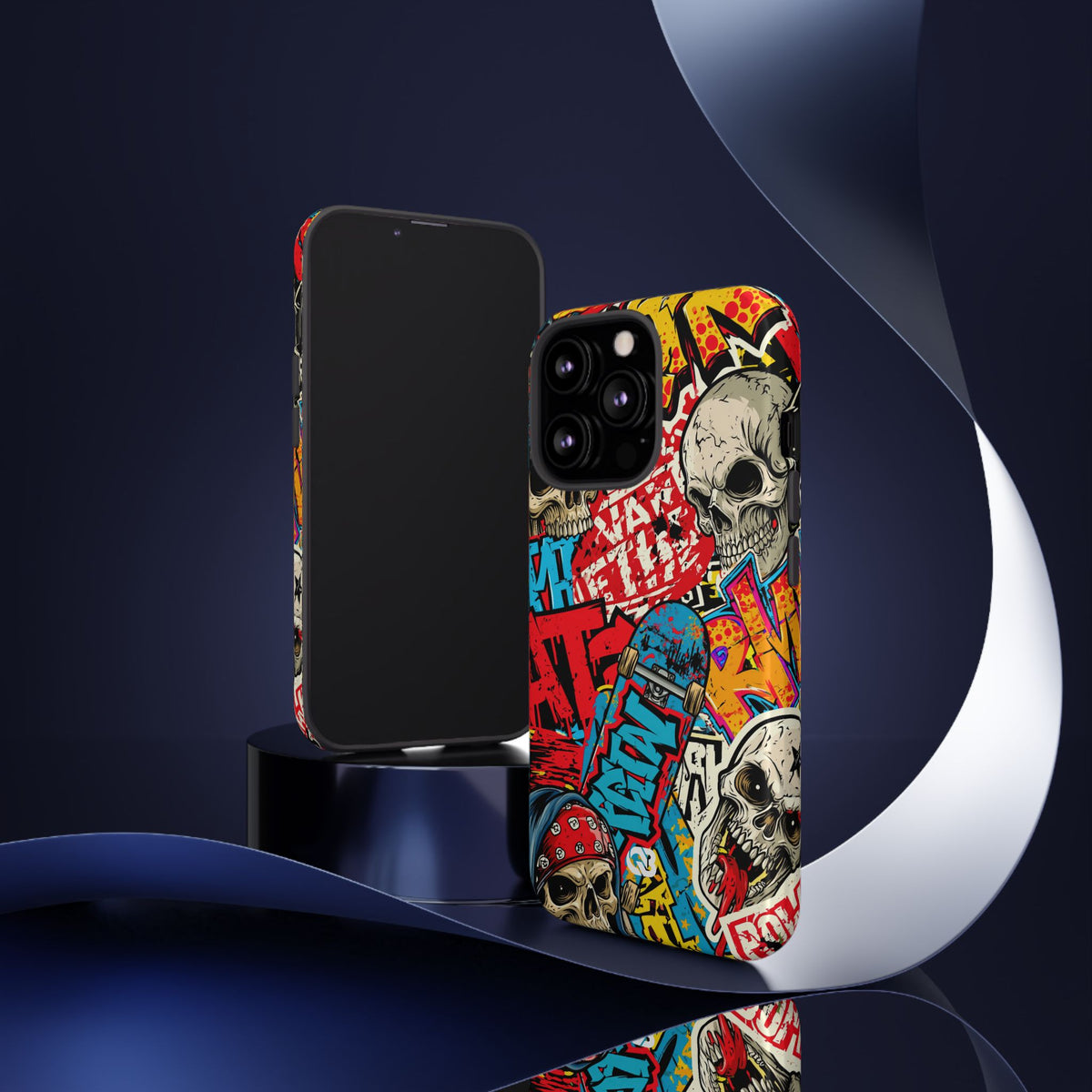 Skate Skull Riot · Tough Phone Case for iPhone · Red