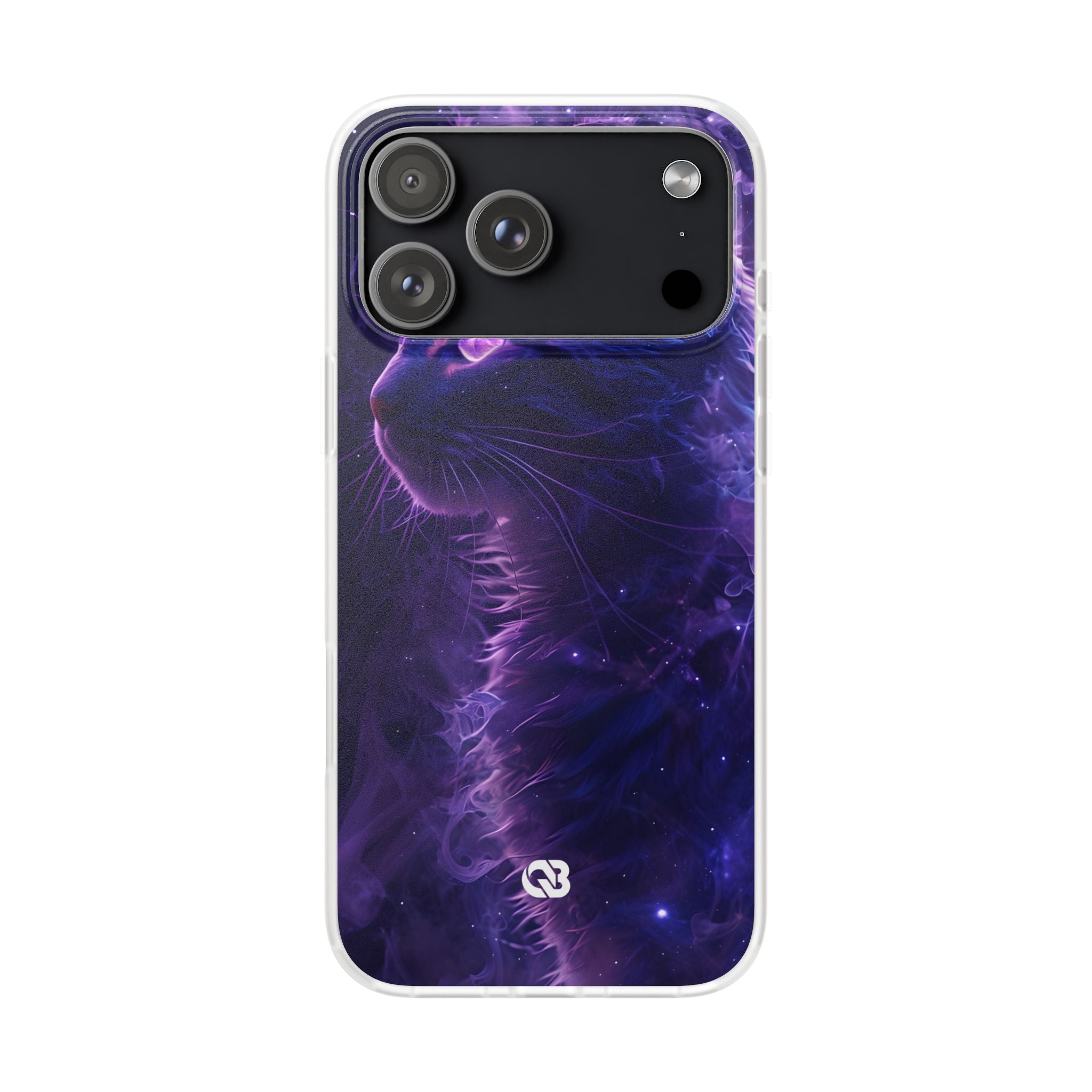 Purple Void Feline · Soft Custodia per iPhone