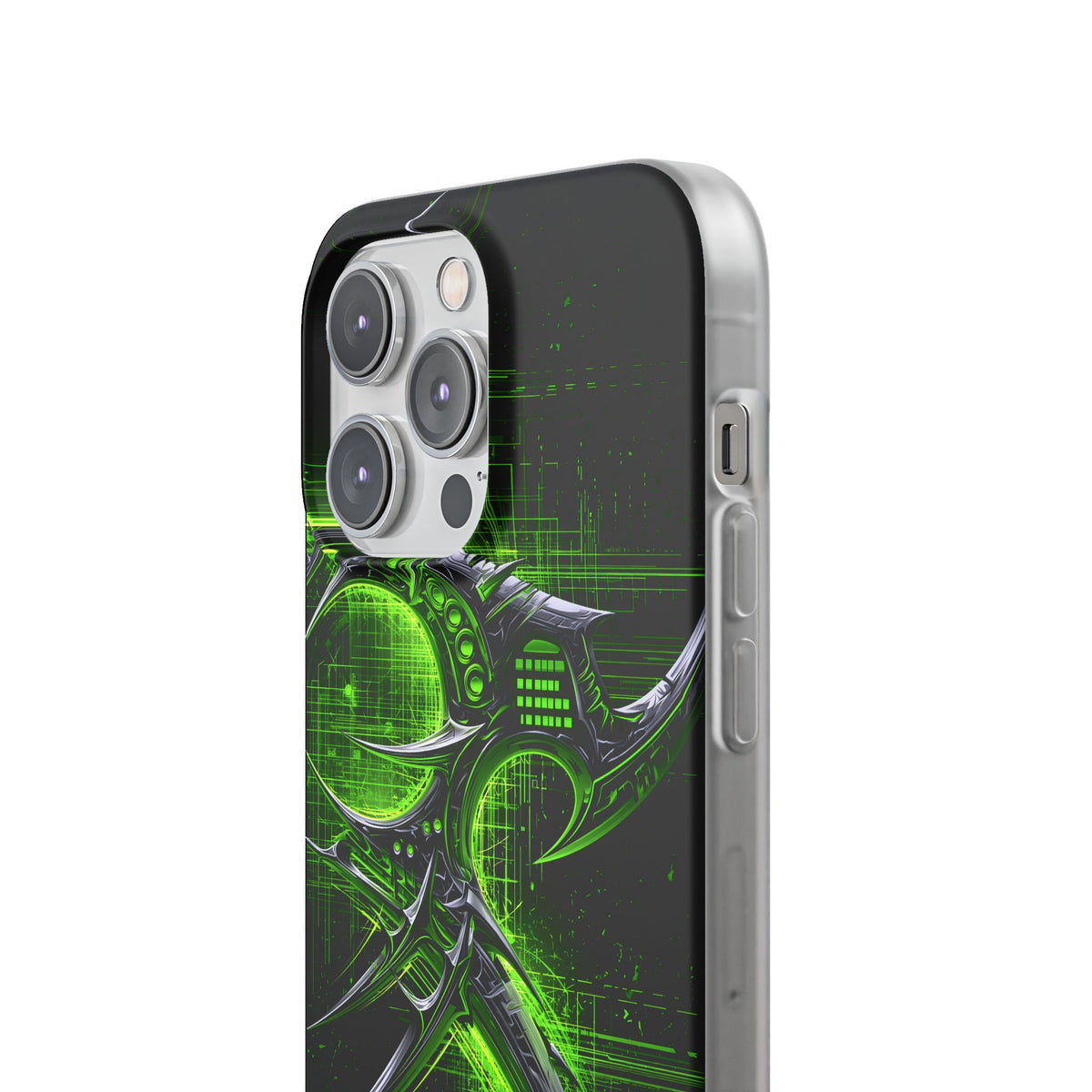 Cyber Sigil Grid · Lite Phone Case for iPhone · Green
