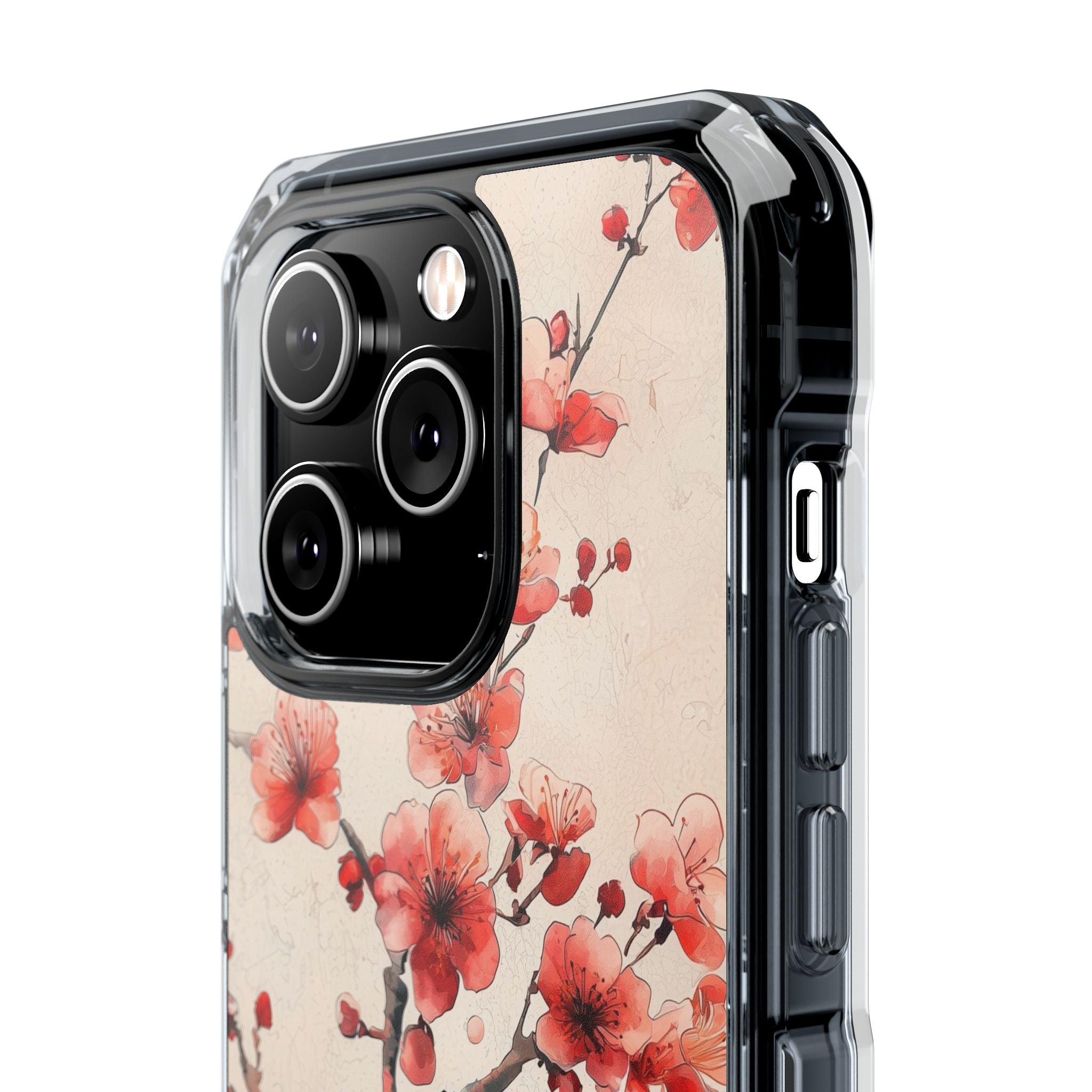 Crimson Silk Flora · Impact Handyhülle für iPhone · Magsafe