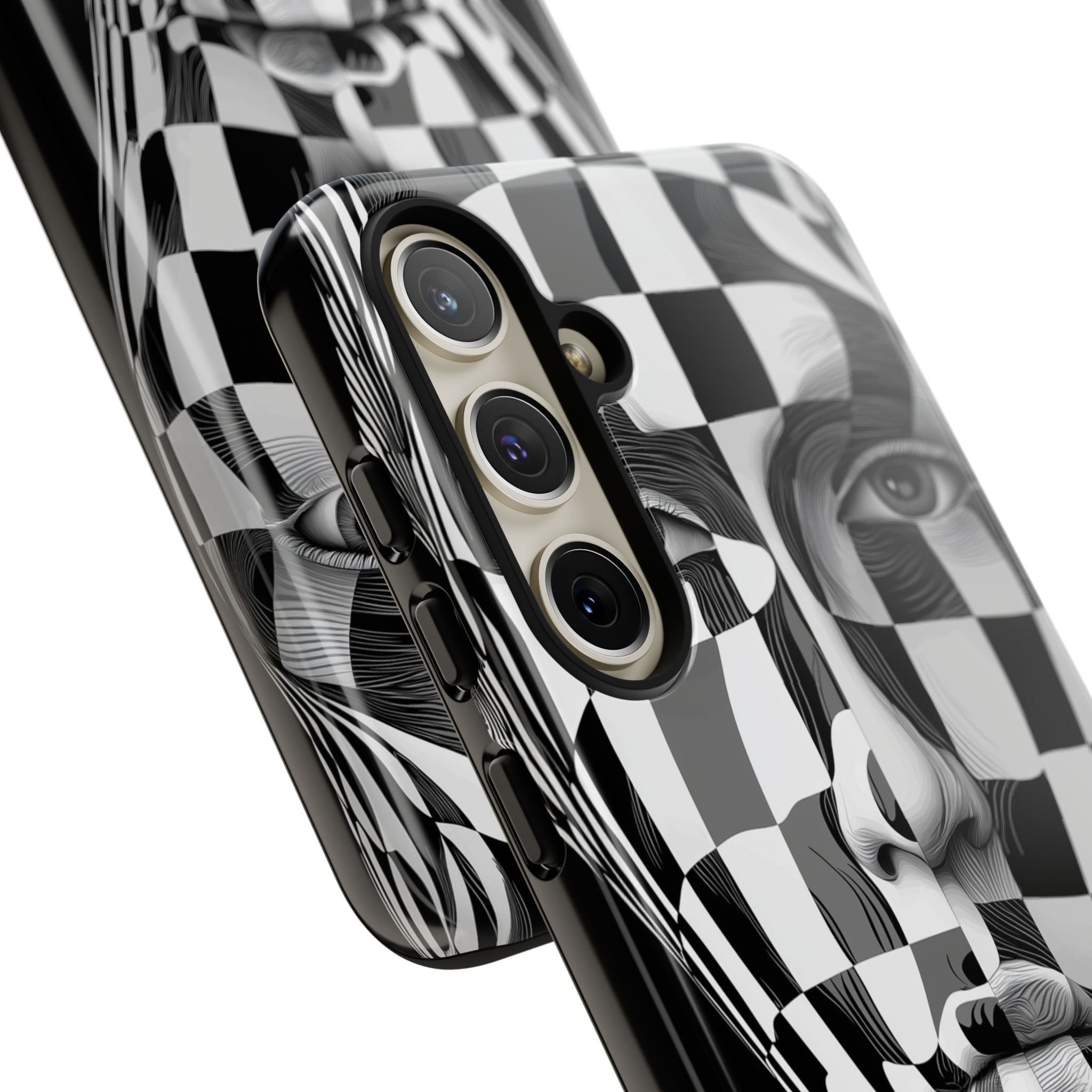 Checkered Face Samsung S24 Plus Case - Tough