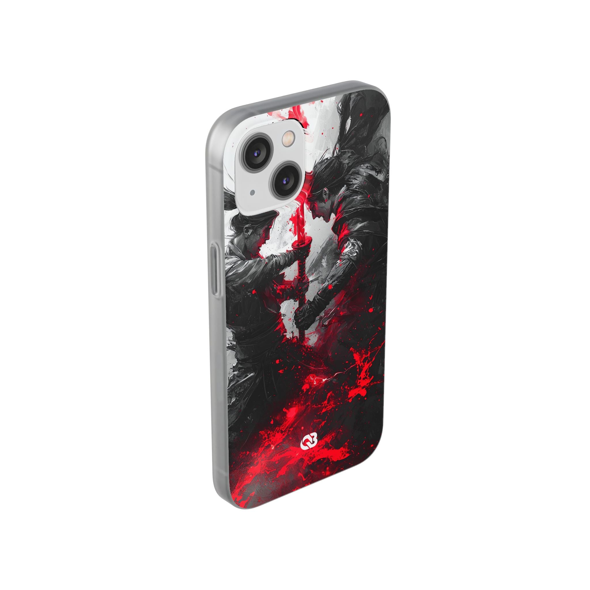 Shattered Crimson Duel · Soft Capa para iPhone