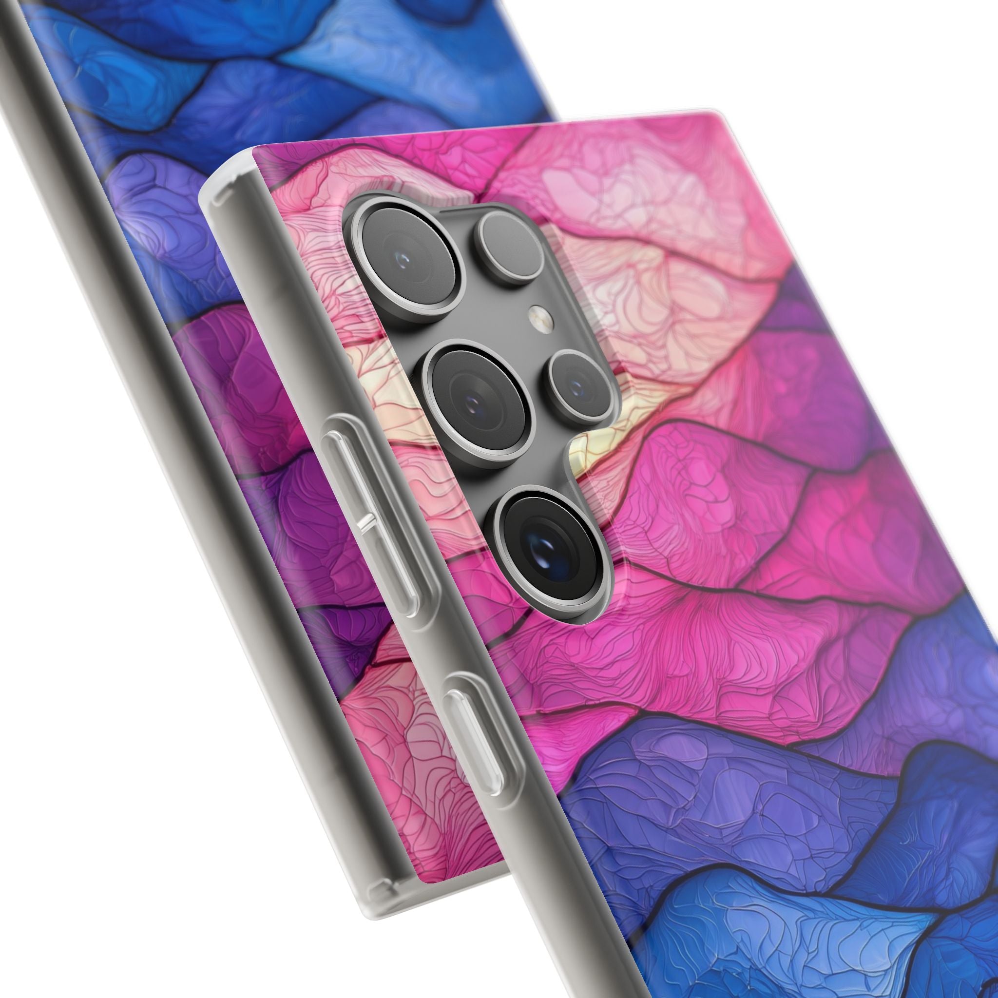 Wavy Vein Gradient Samsung S24 Ultra Case - Soft