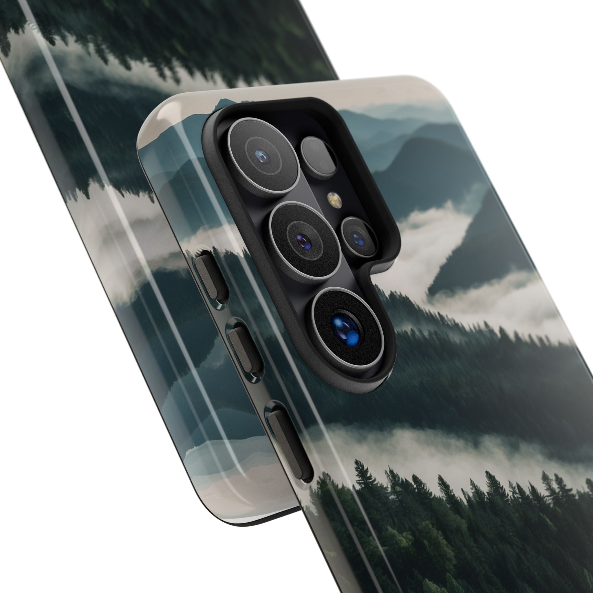 Misty Pine Peaks · Tough Phone Case for Samsung