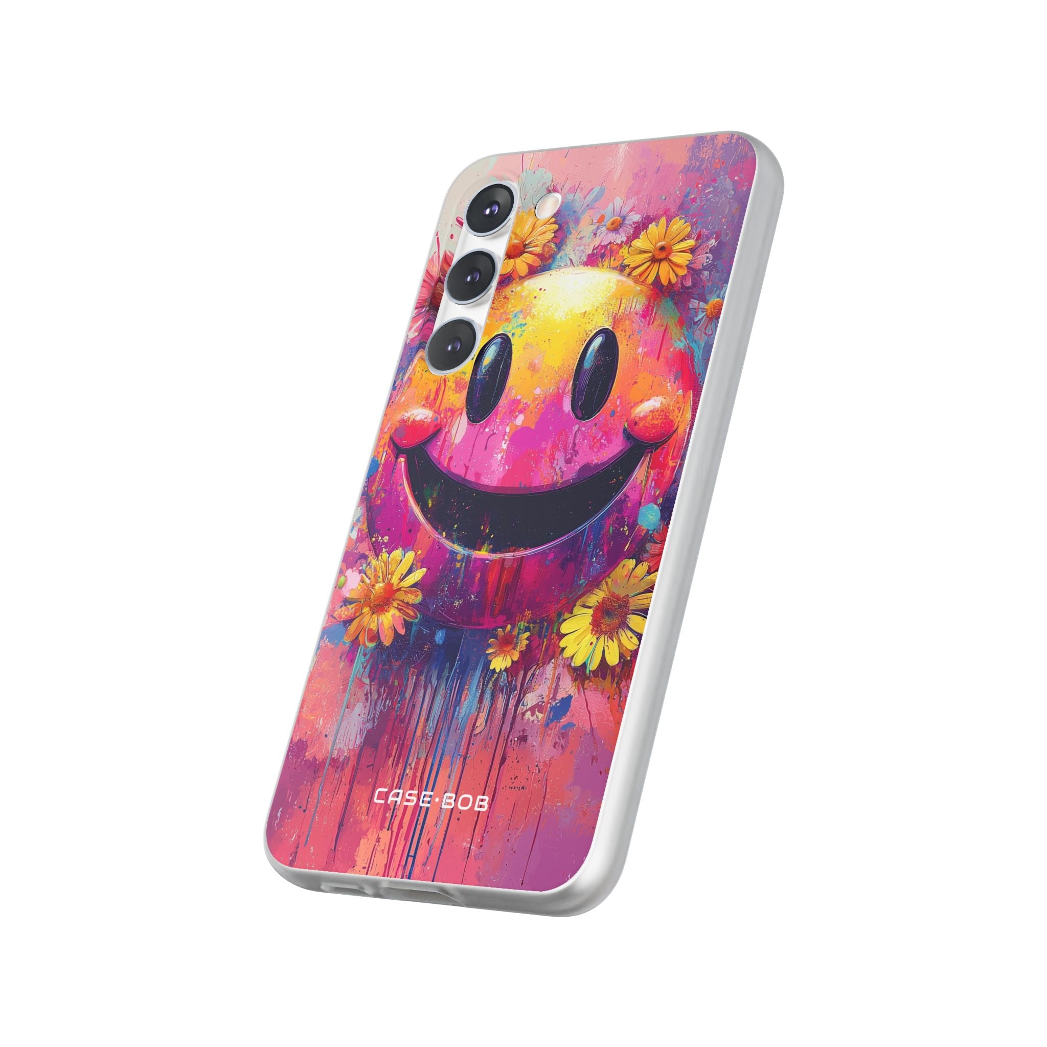 Smiley Bloom Samsung S23 Plus Case - Soft
