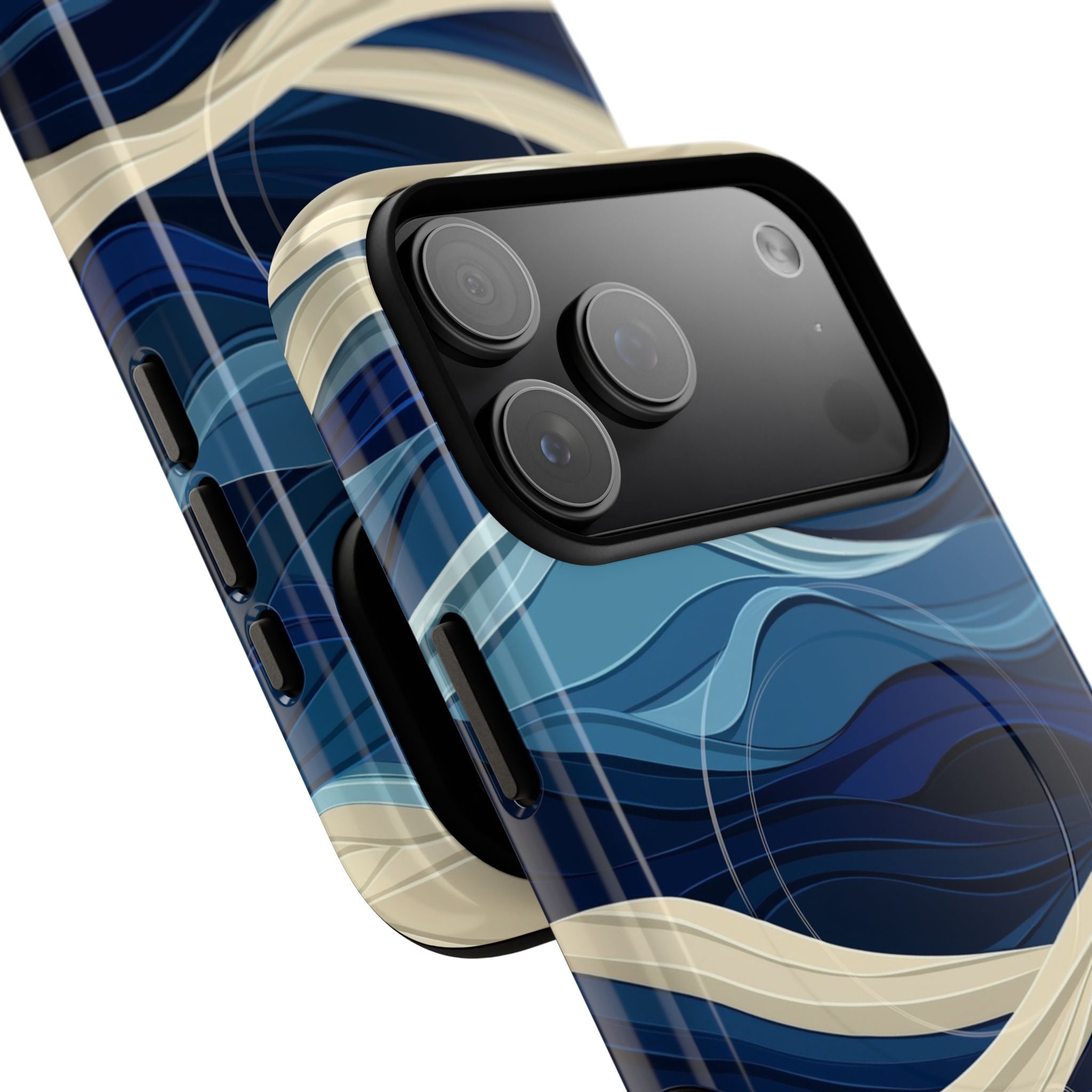 Cobalt Coast Layers · Tough+ Phone Case for iPhone · Magsafe