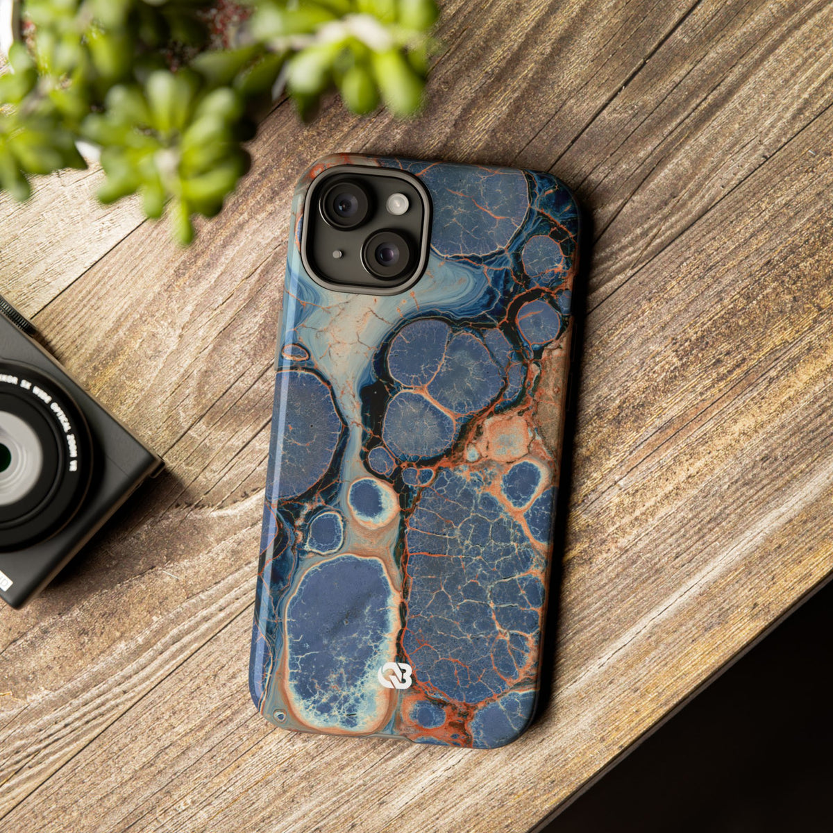 Astral Orb Resonance · Tough Phone Case for iPhone · Blue