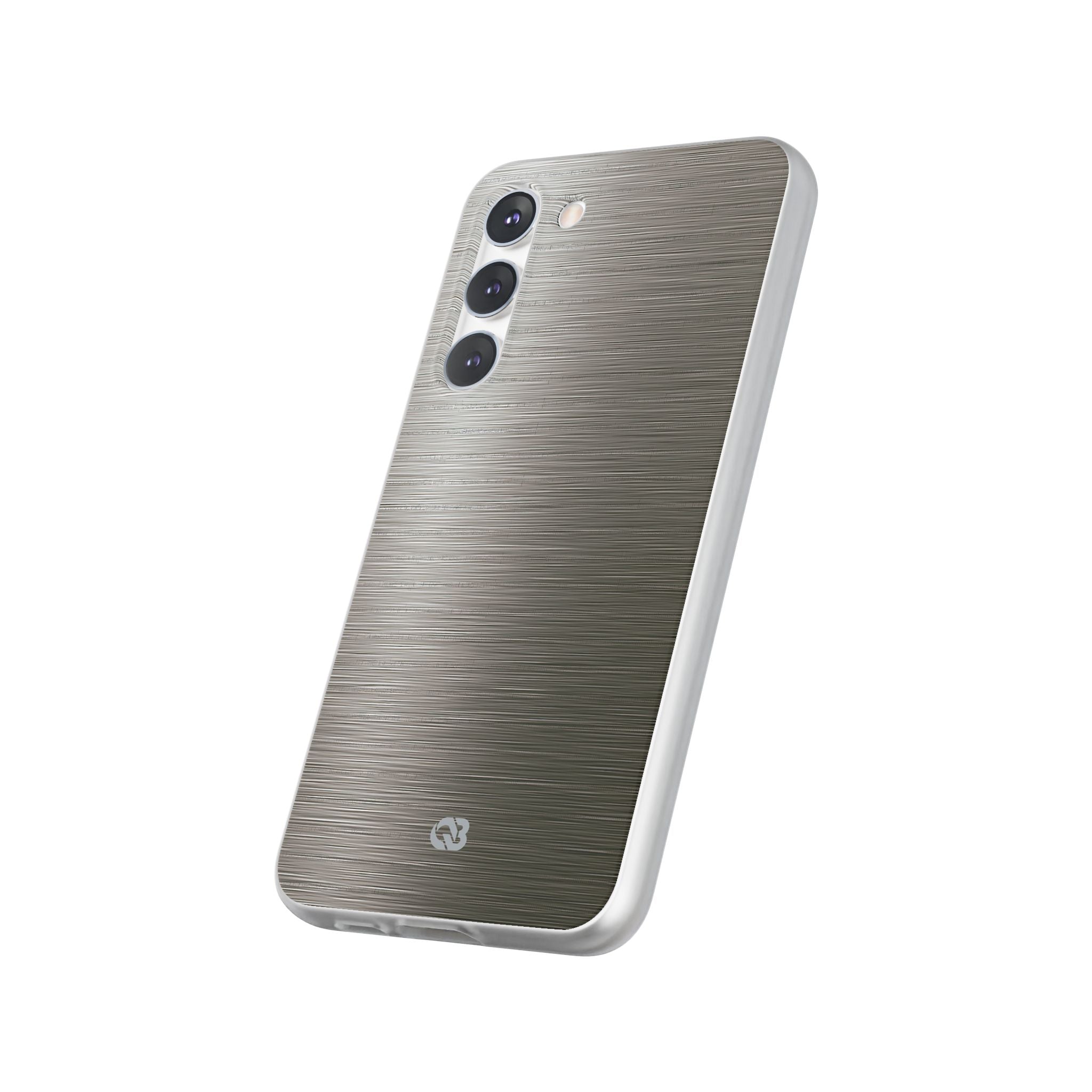 Grey Lite Phone Case for Samsung - Brushed Industrial Steel