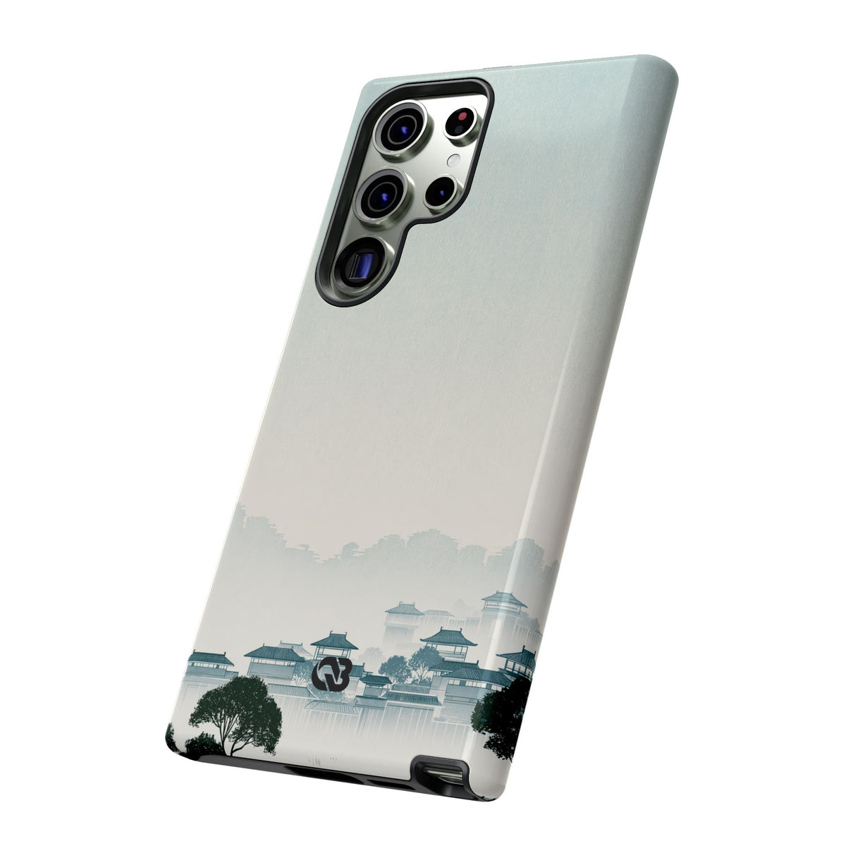 Blue Tough Phone Case for Samsung - Mist Valley Pagoda