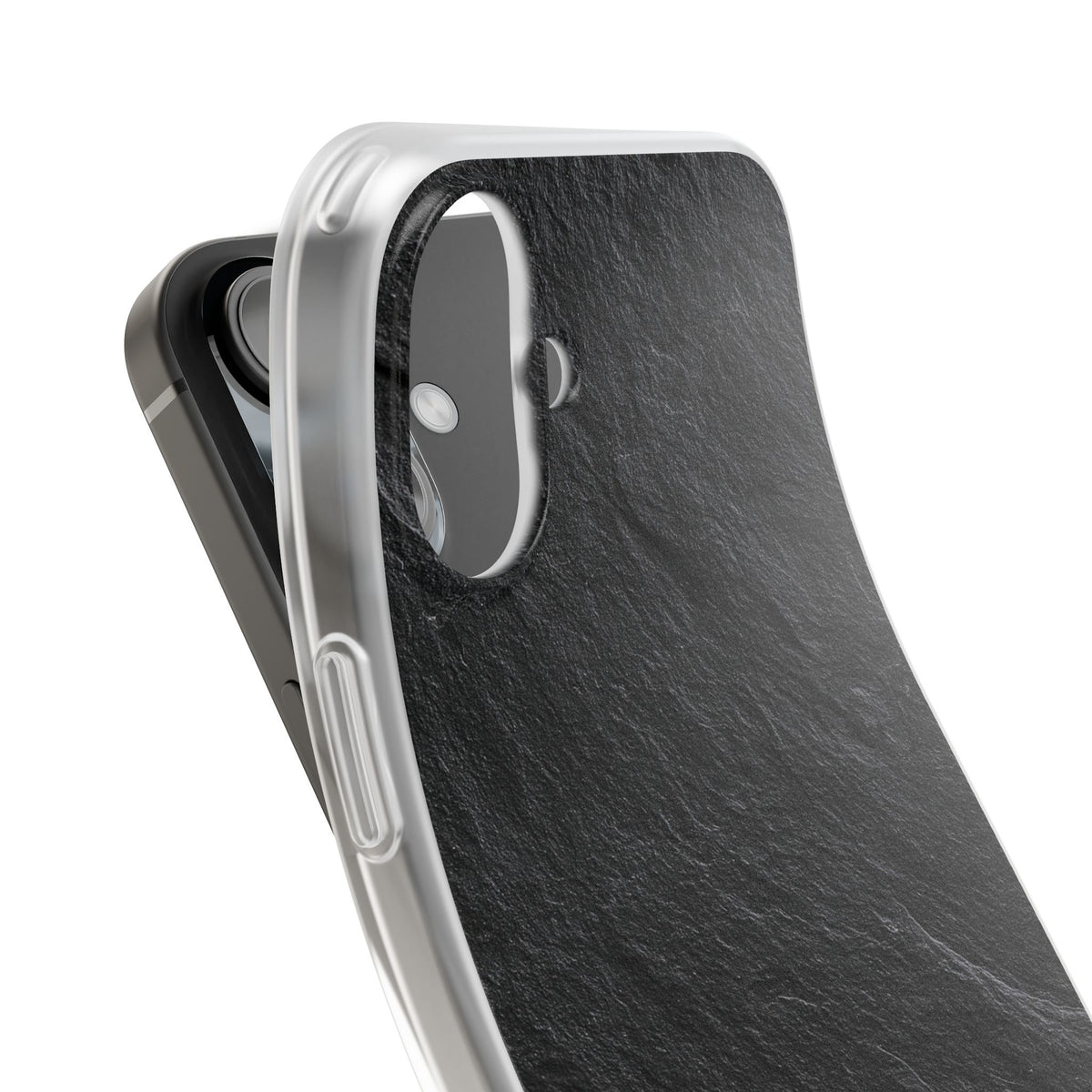 Obsidian Slate · Lite Phone Case for iPhone · Black