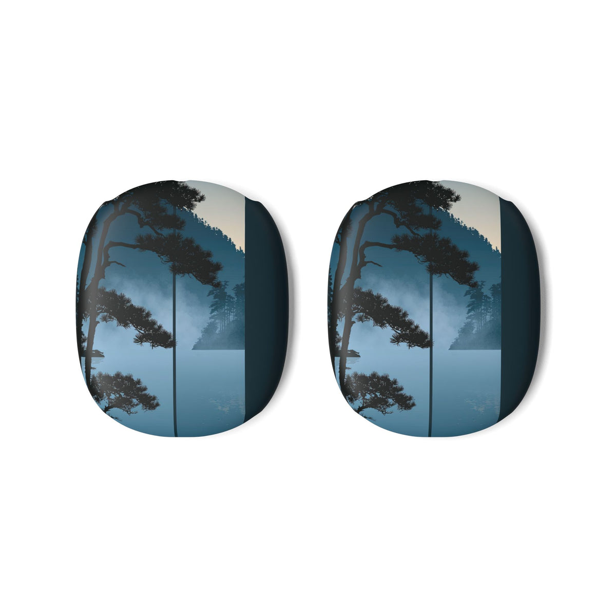 Misty Pine Horizon · Hard Case for AirPods Max · Teal