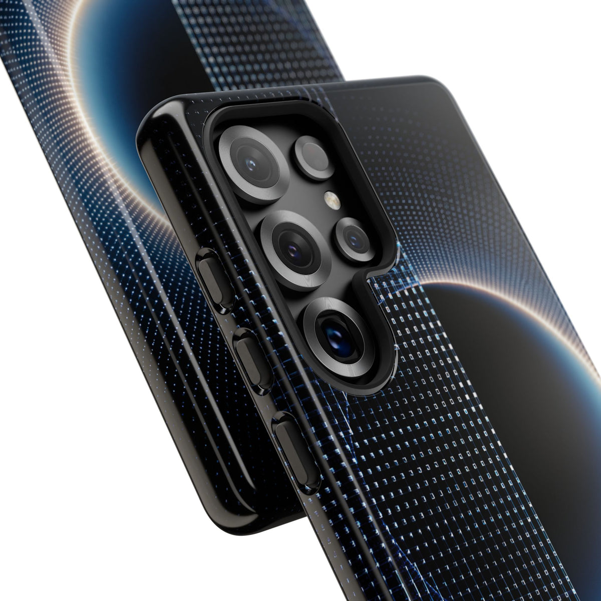 Luminous Meridian · Tough Phone Case for Samsung · Black