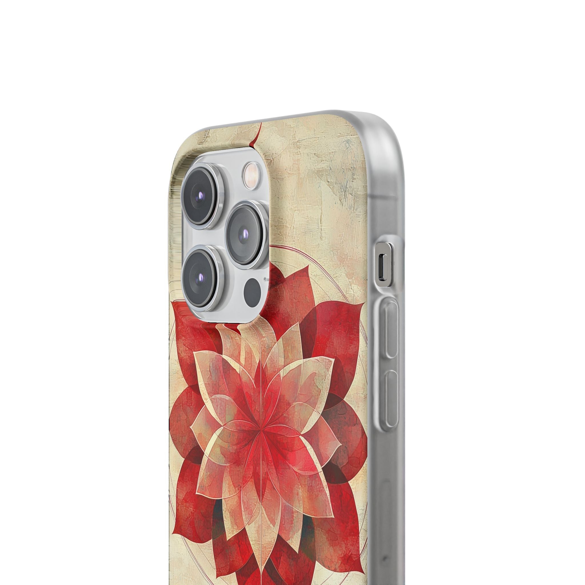 Crimson Petal Peak · Soft Phone Case for iPhone