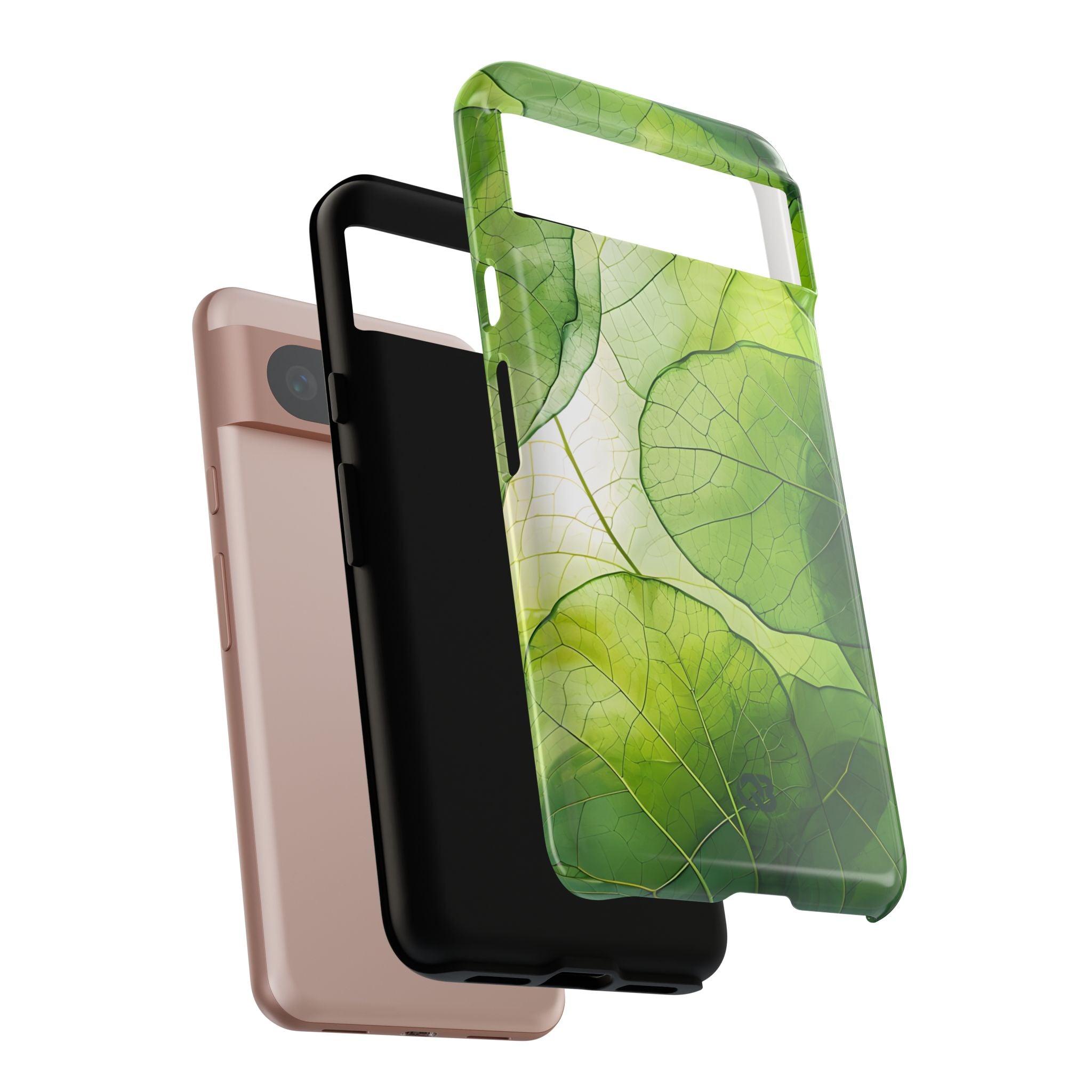 Emerald Leaf Veins · Tough Phone Case for Google Pixel
