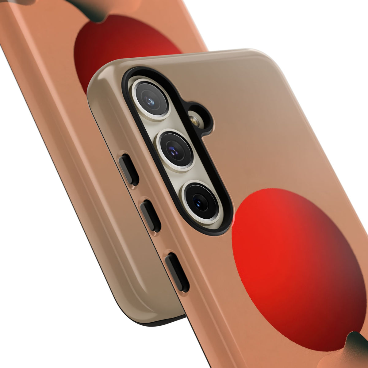 Crimson Sol Ridge · Tough Phone Case for Samsung · Red