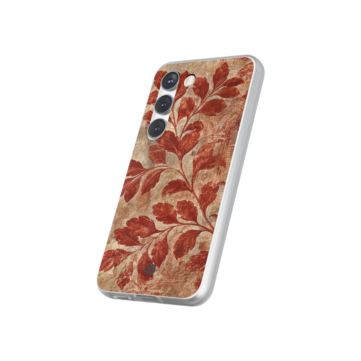 Terracotta Botanical Fresco · Lite Phone Case for Samsung · Red