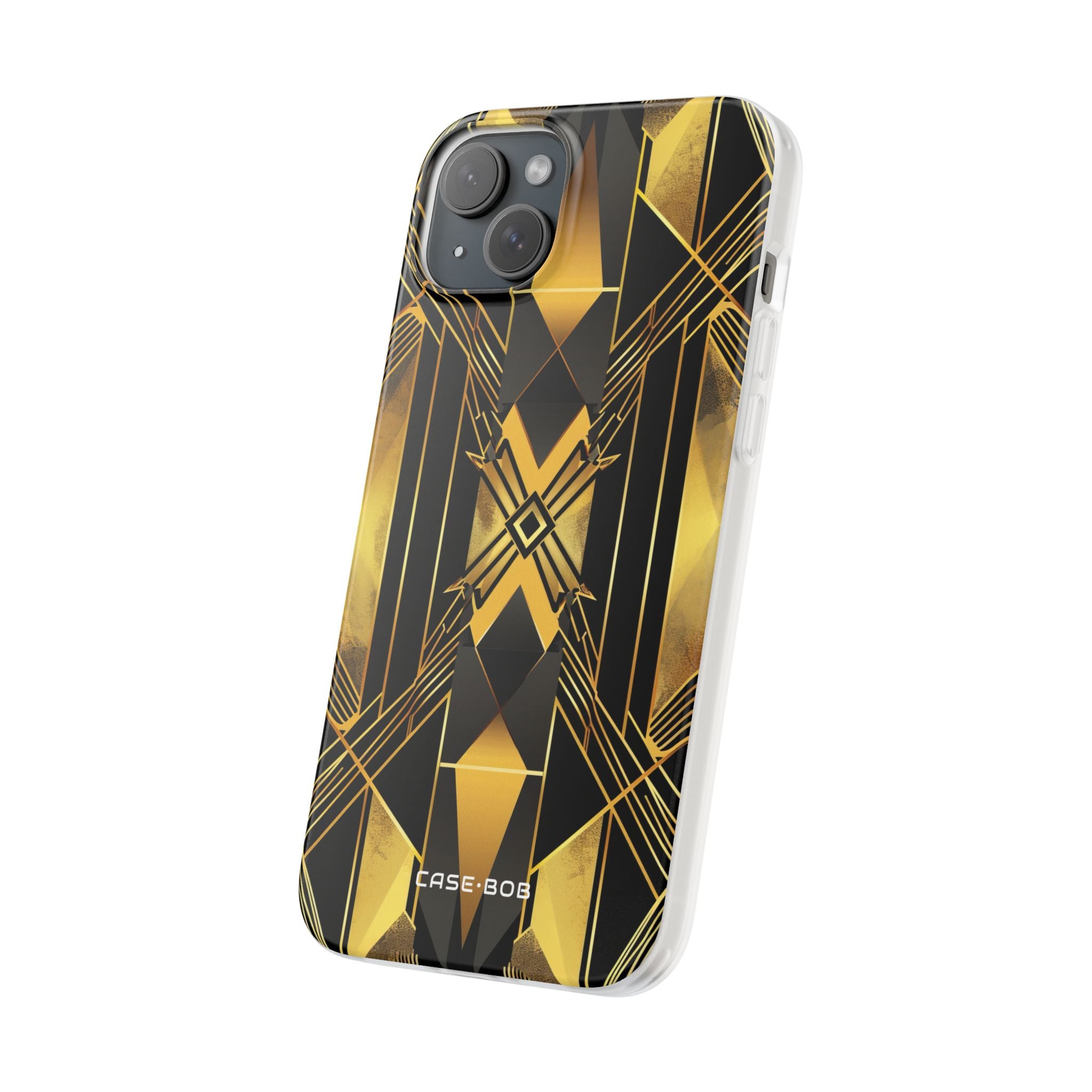 Golden Diamond Radiance iPhone 15 Plus Case - Soft