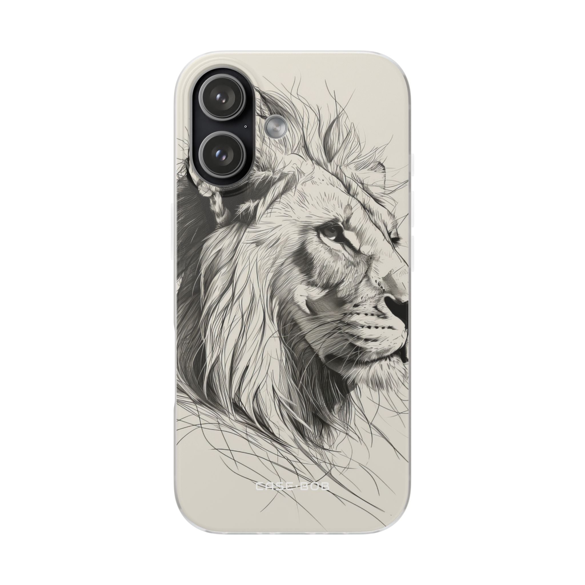Lion Flow iPhone 17 Case - Soft - CASE•BOB