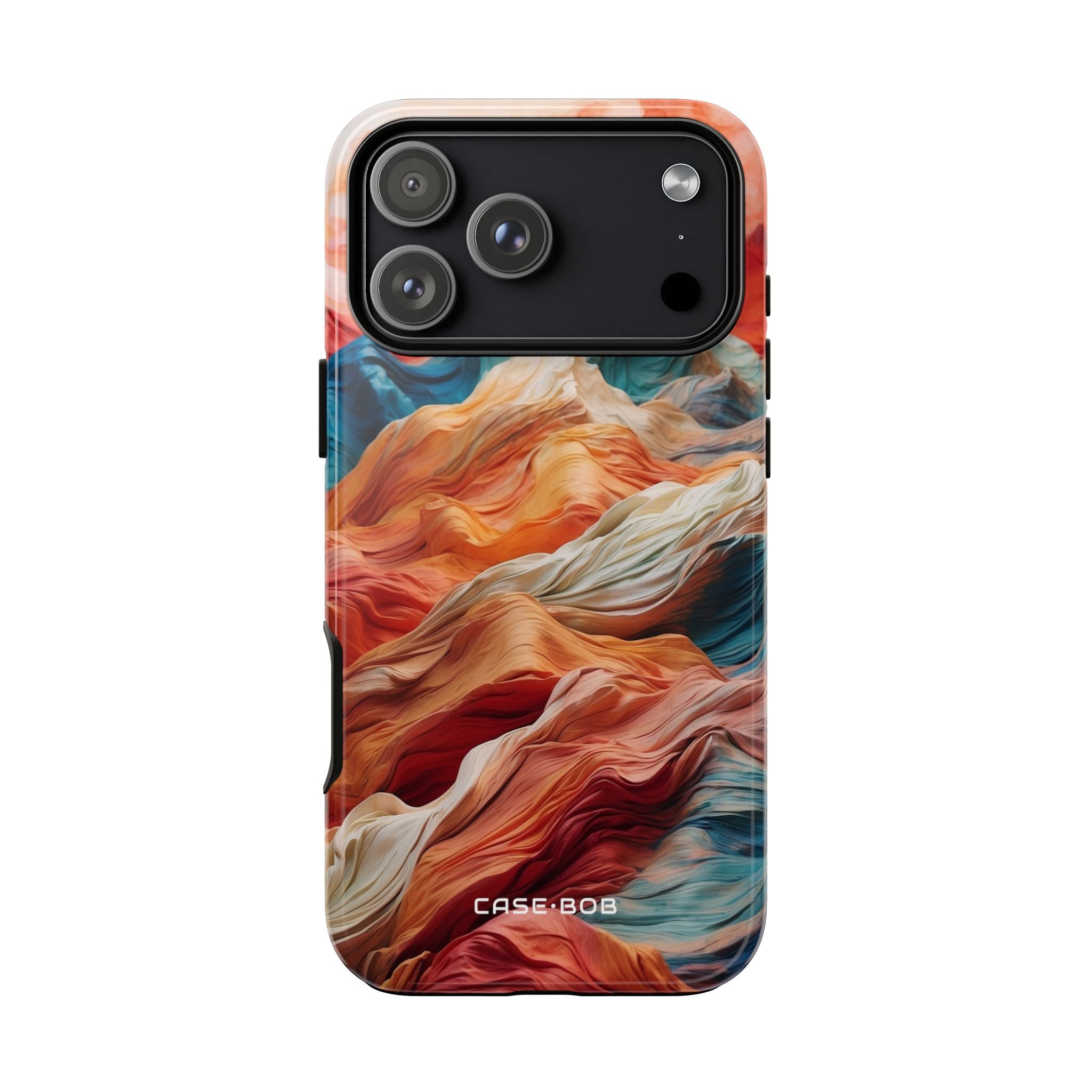 Fabric Peaks Cream iPhone 17 Pro Max Case - Tough - CASE•BOB