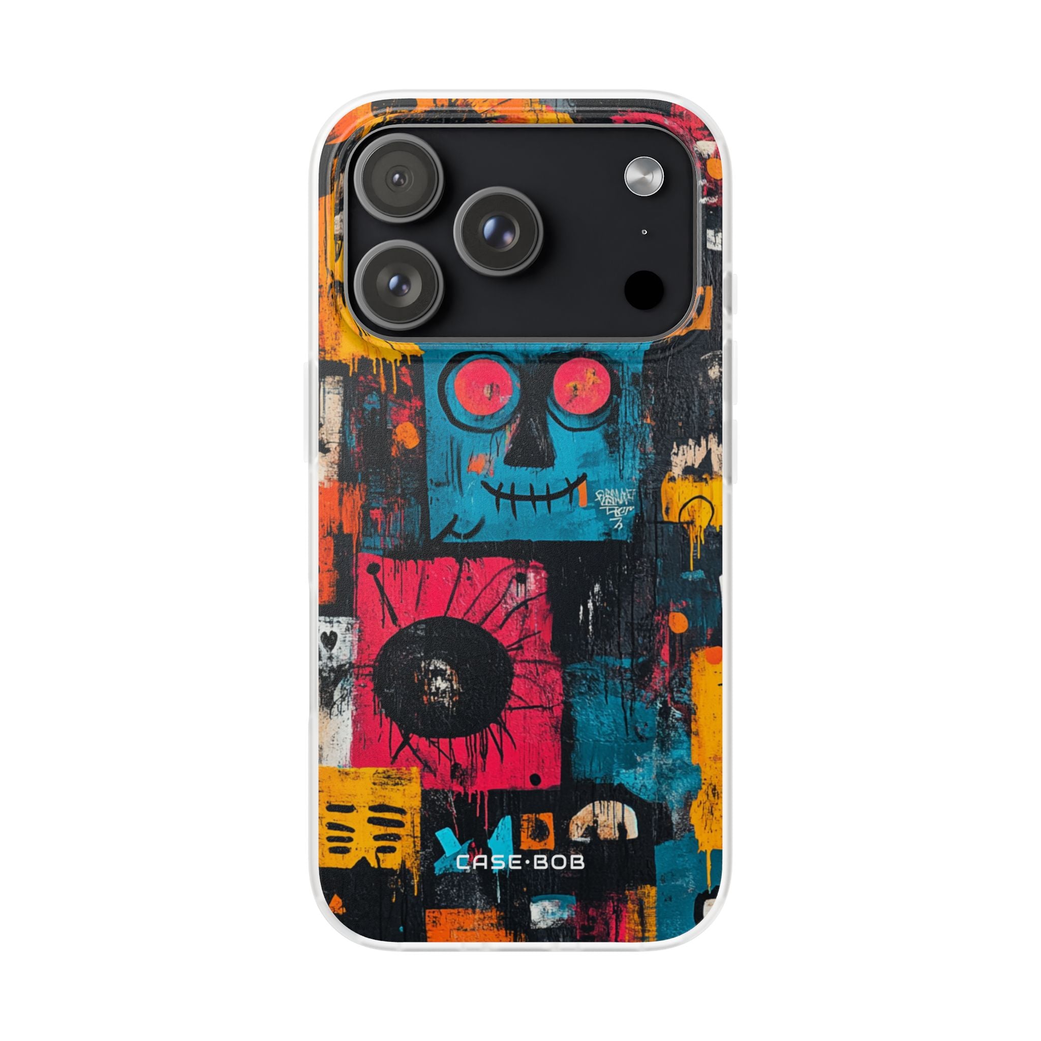 Blue Stitch Smile iPhone 17 Pro Case - Soft - CASE•BOB