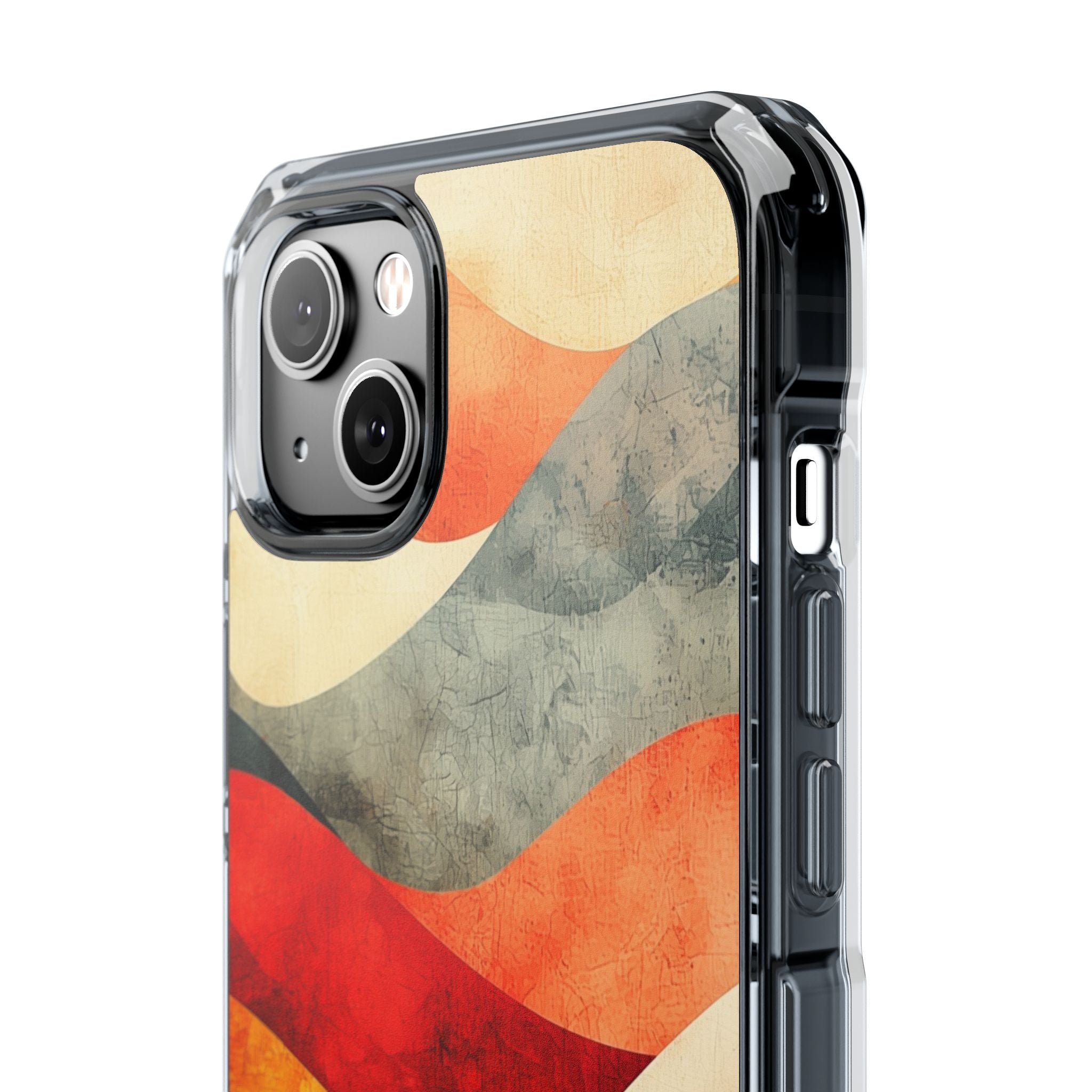 Cracked Wave Sunset iPhone 14 Plus Case - Impact