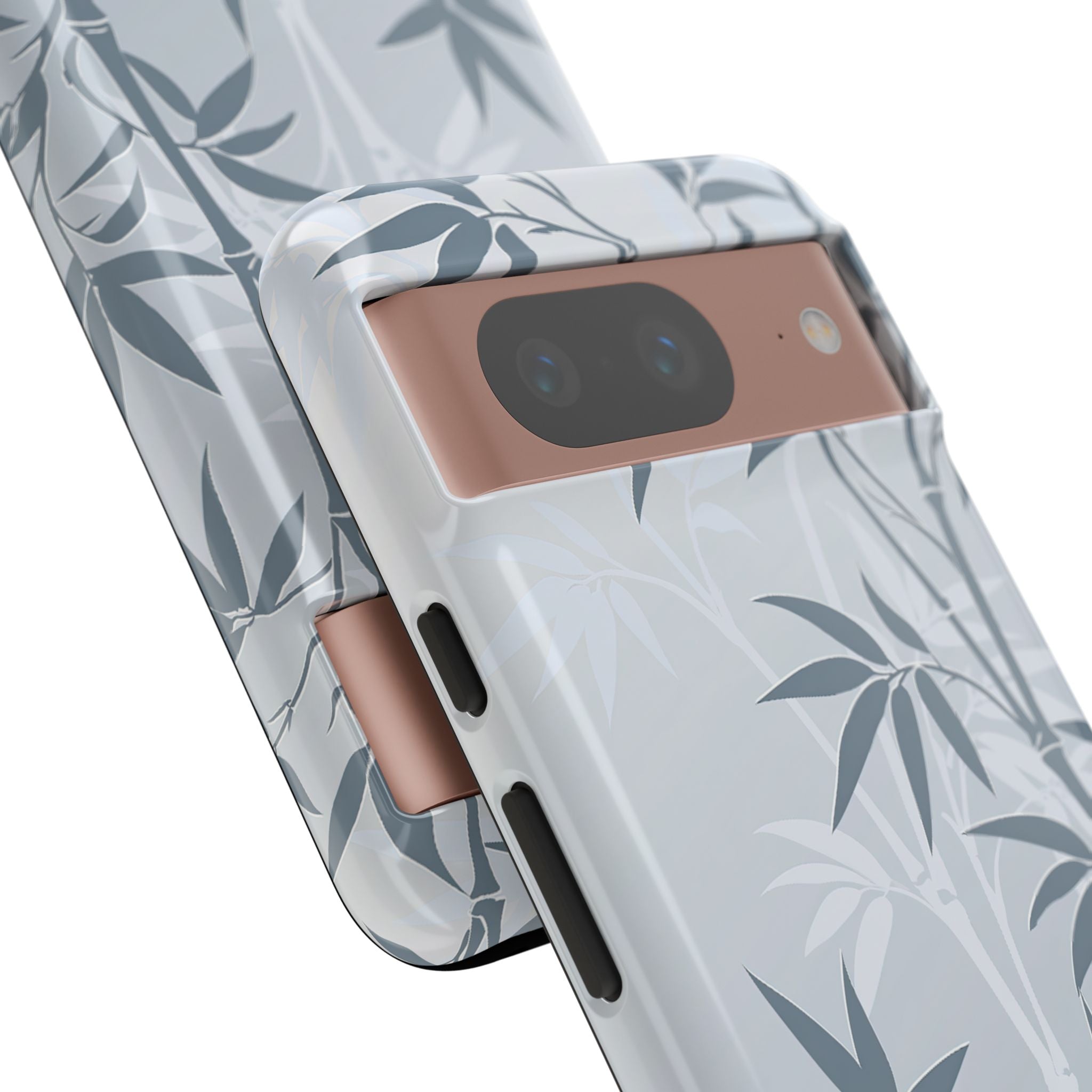 Blue Tough Phone Case for Google Pixel - Slate Bamboo Shadow