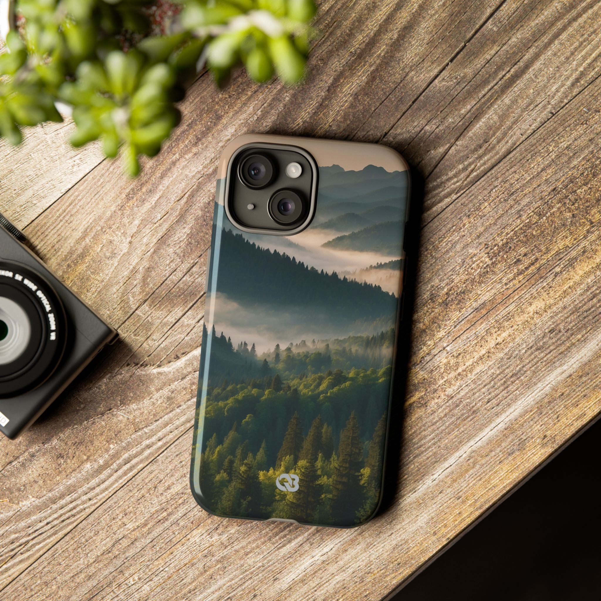 Foggy Mountain Ridge · Tough Phone Case for iPhone