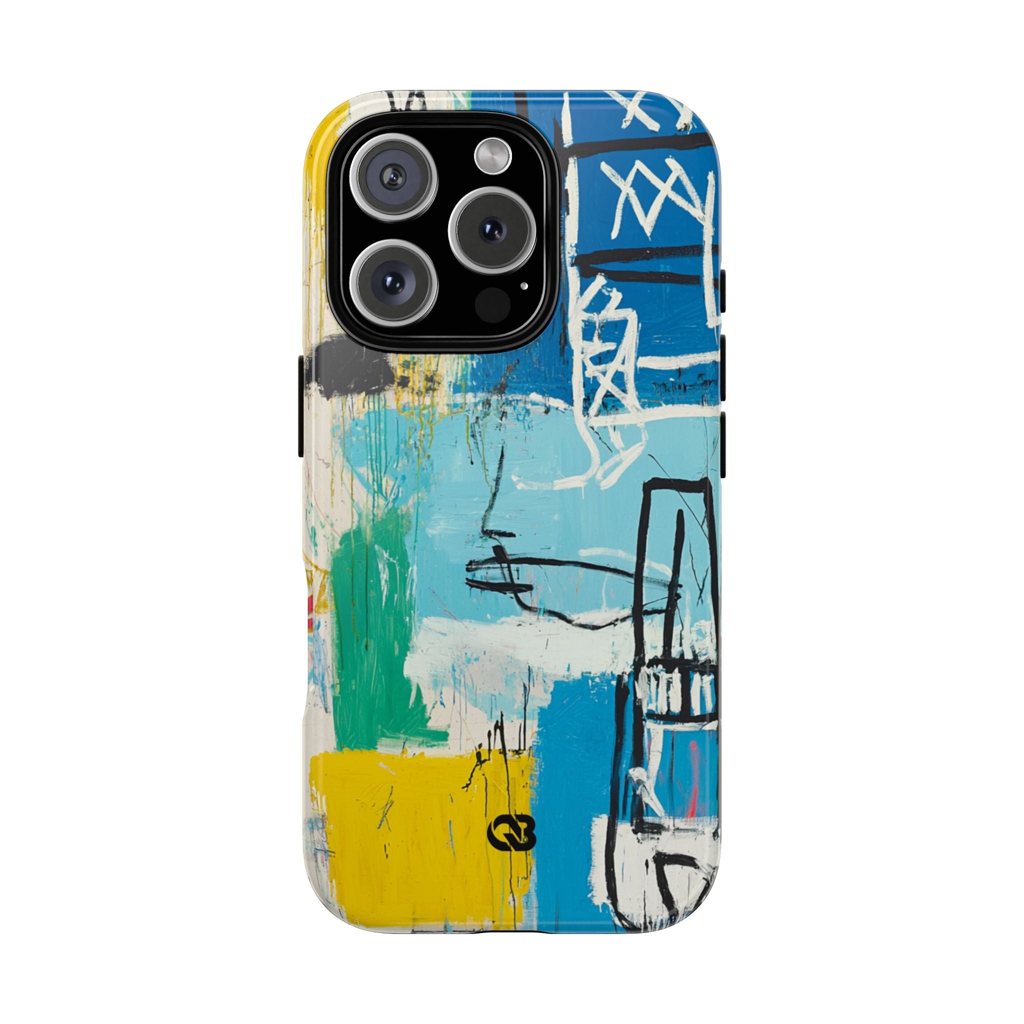 Azure Urban Scribble · Tough Phone Case for iPhone