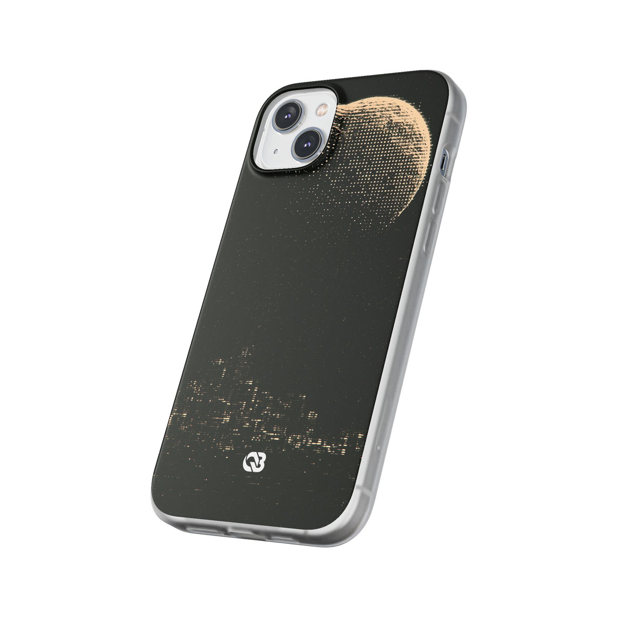 Lunar Metropolis Nocturne · Lite Phone Case for iPhone · Black