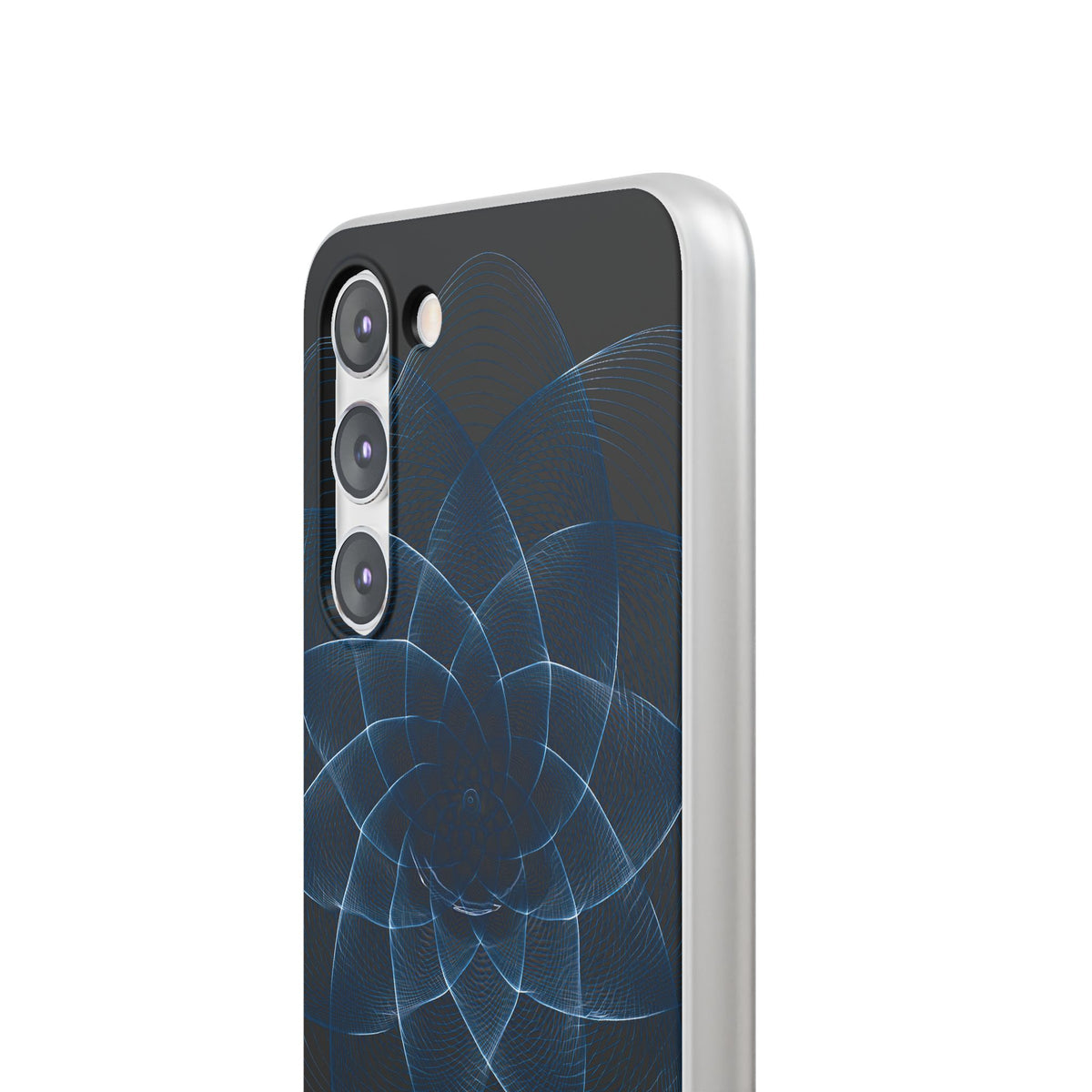 Blue Lite Phone Case for Samsung - Cobalt Geometric Bloom