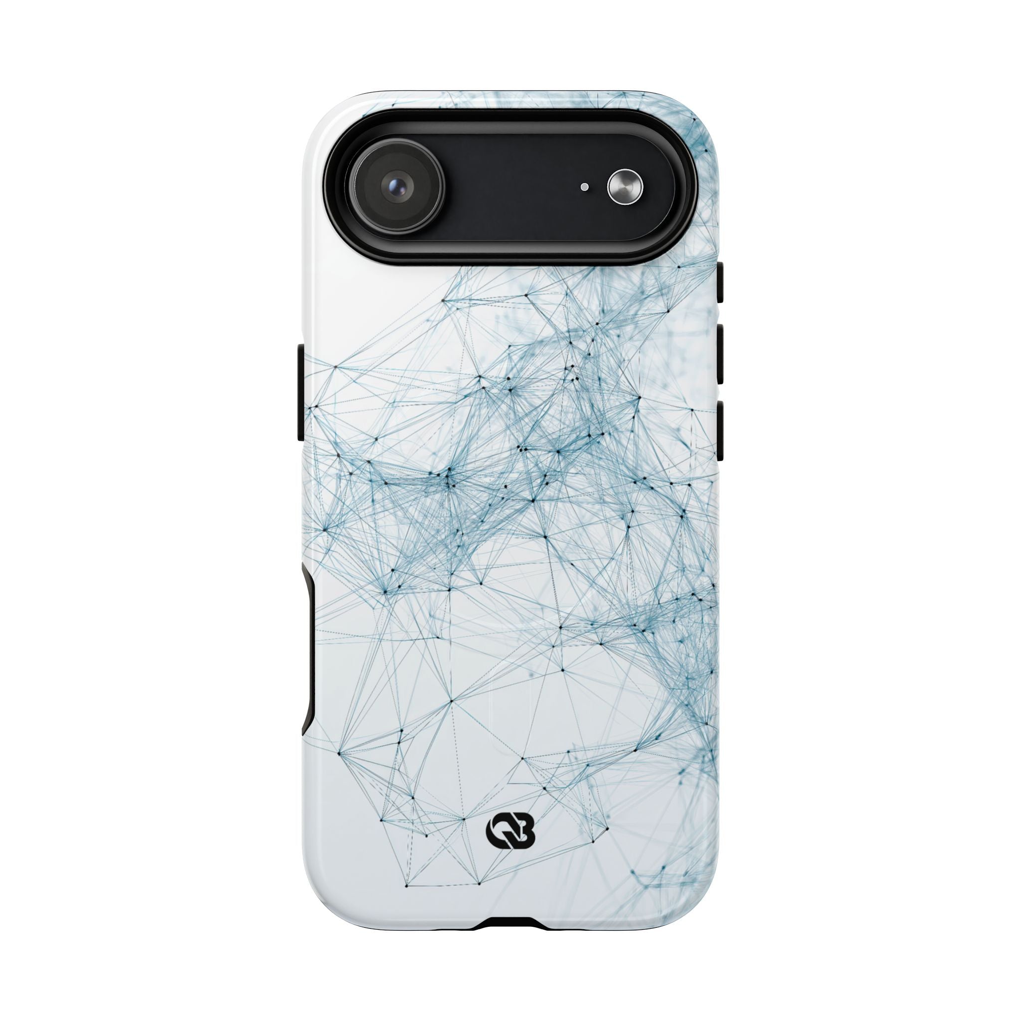 Blue Tough 2.0 Magsafe Phone Case for iPhone - Glacial Neural Web