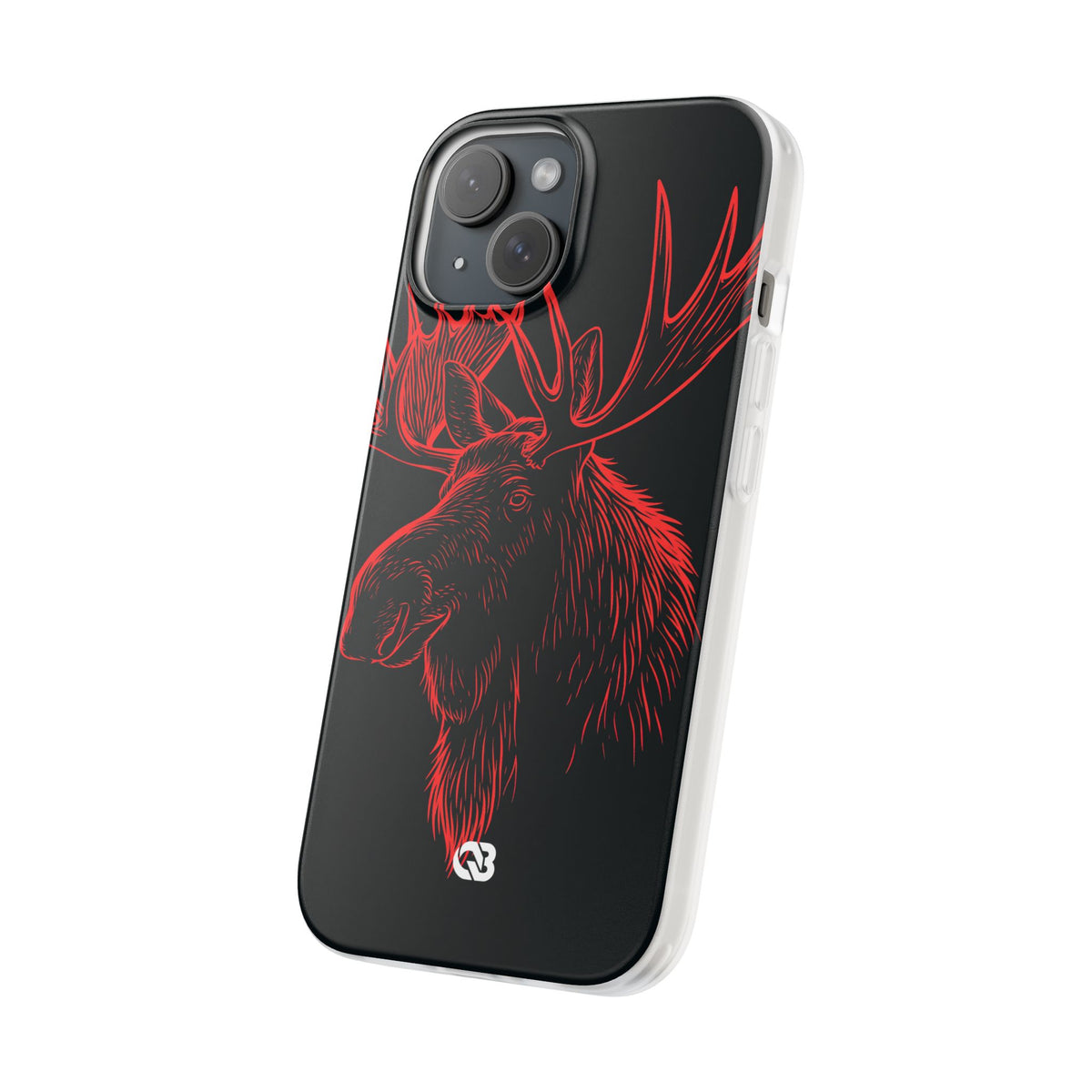 Nordic Elk · Lite Phone Case for iPhone · Black