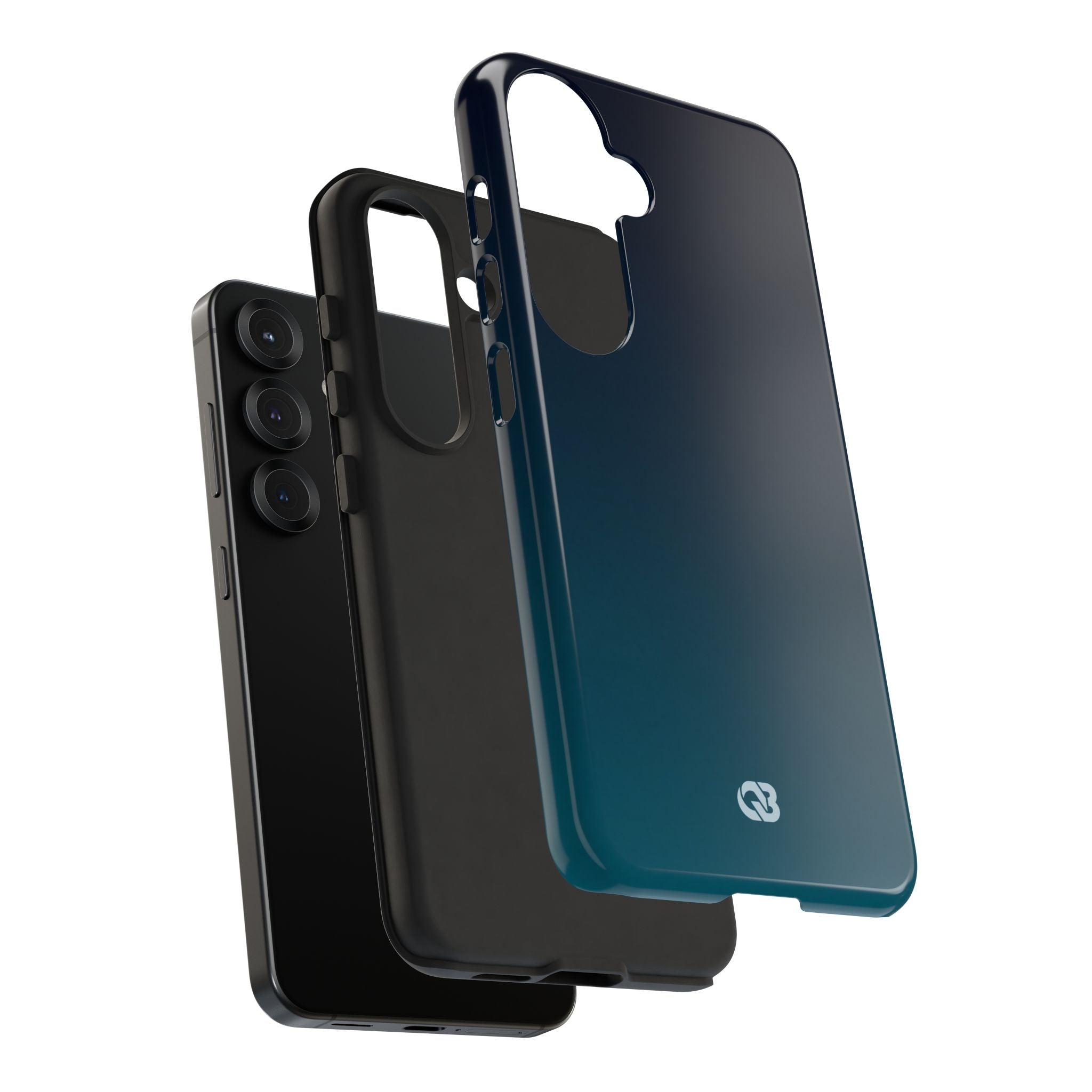Teal Tough Phone Case for Samsung - Abyss Teal Haze