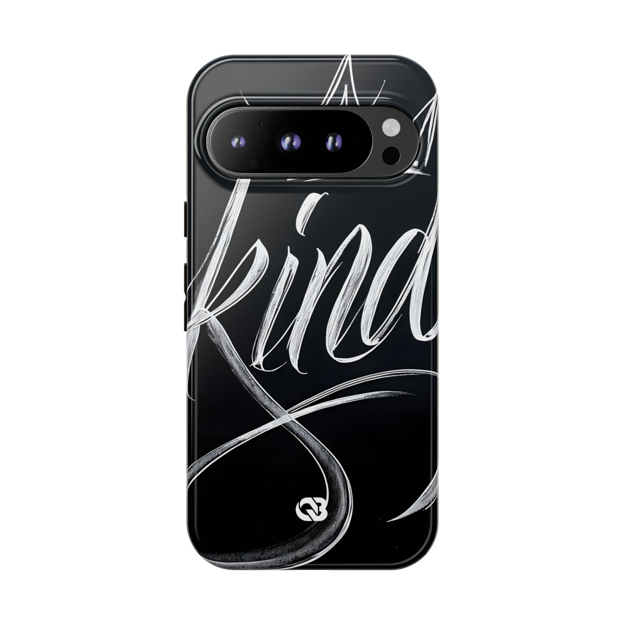 Noir Crown Script · Tough Handyhülle für Google Pixel