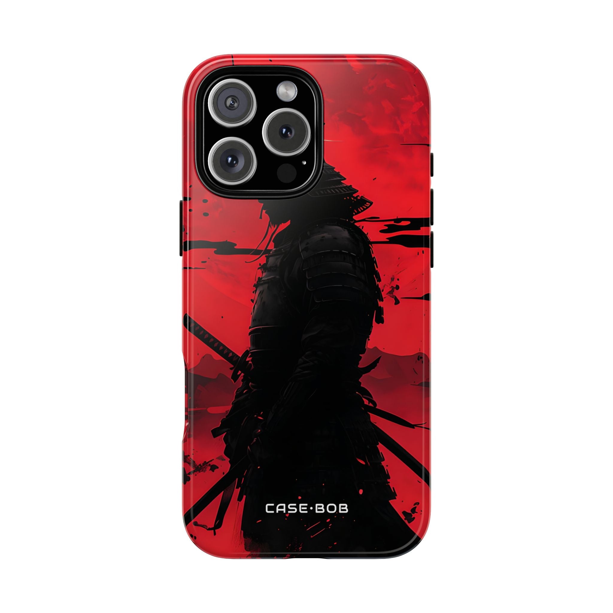 Crimson Samurai iPhone 16 Pro Max Case - Tough