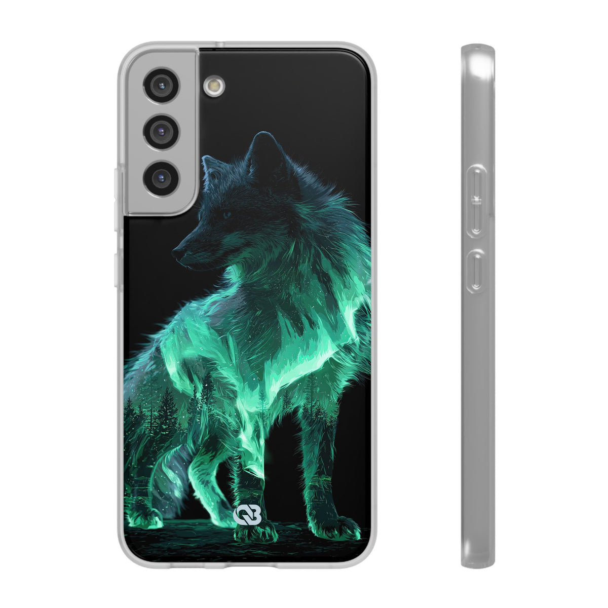 Nordic Aurora Fox · Lite Phone Case for Samsung · Teal