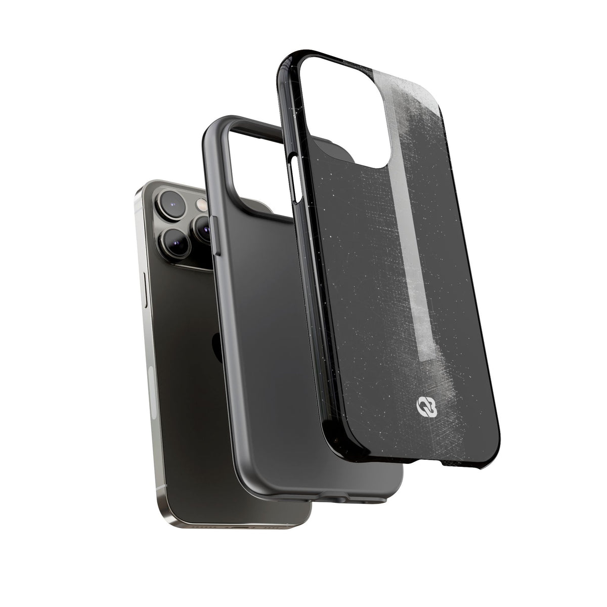 Black Tough Phone Case for iPhone - Vector Core Monolith