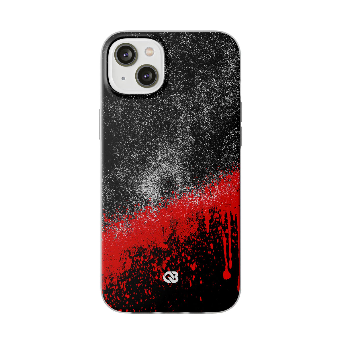 Crimson Noir Drip · Lite Phone Case for iPhone · Black