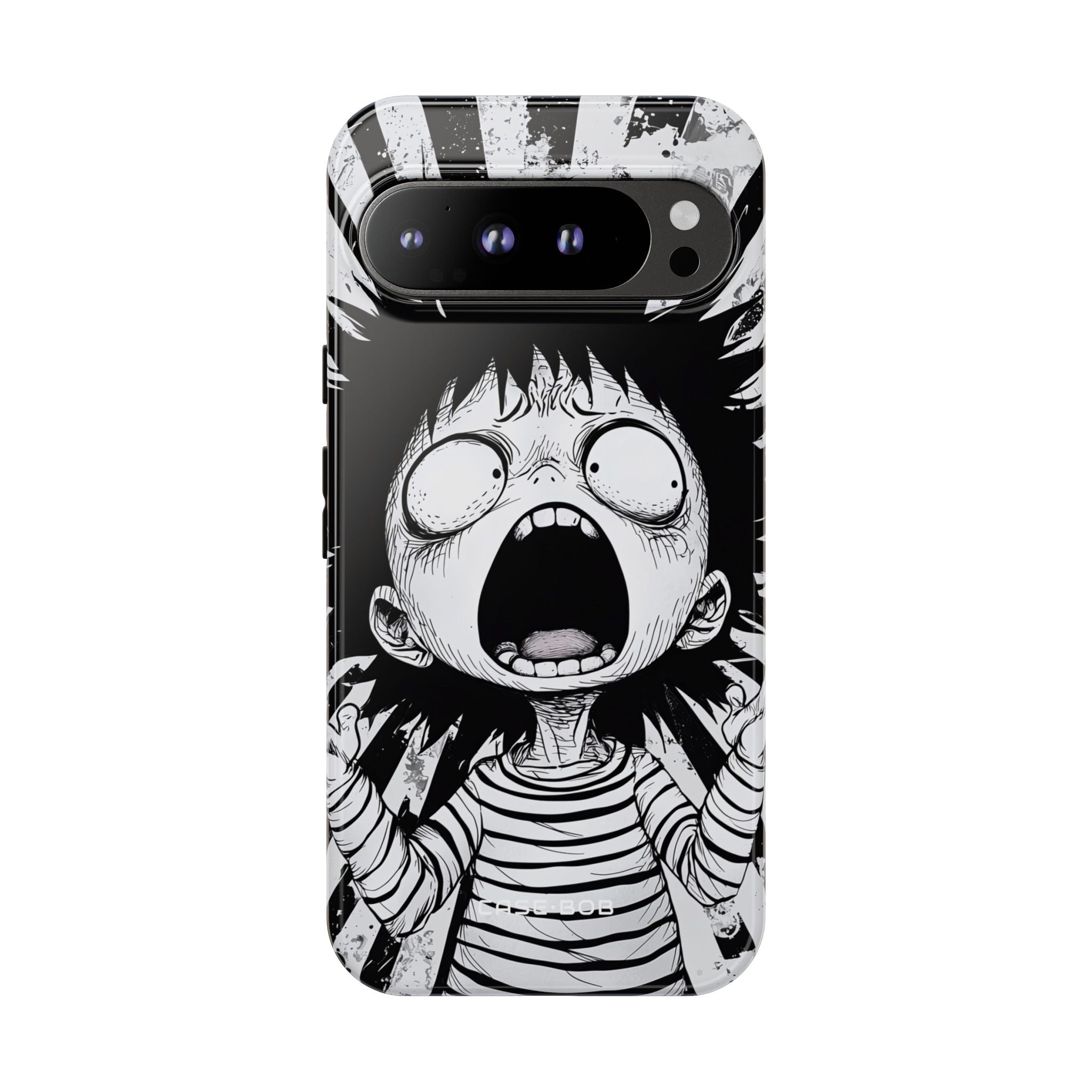 Screaming Stripes Google Pixel 9 Pro XL Case - Tough