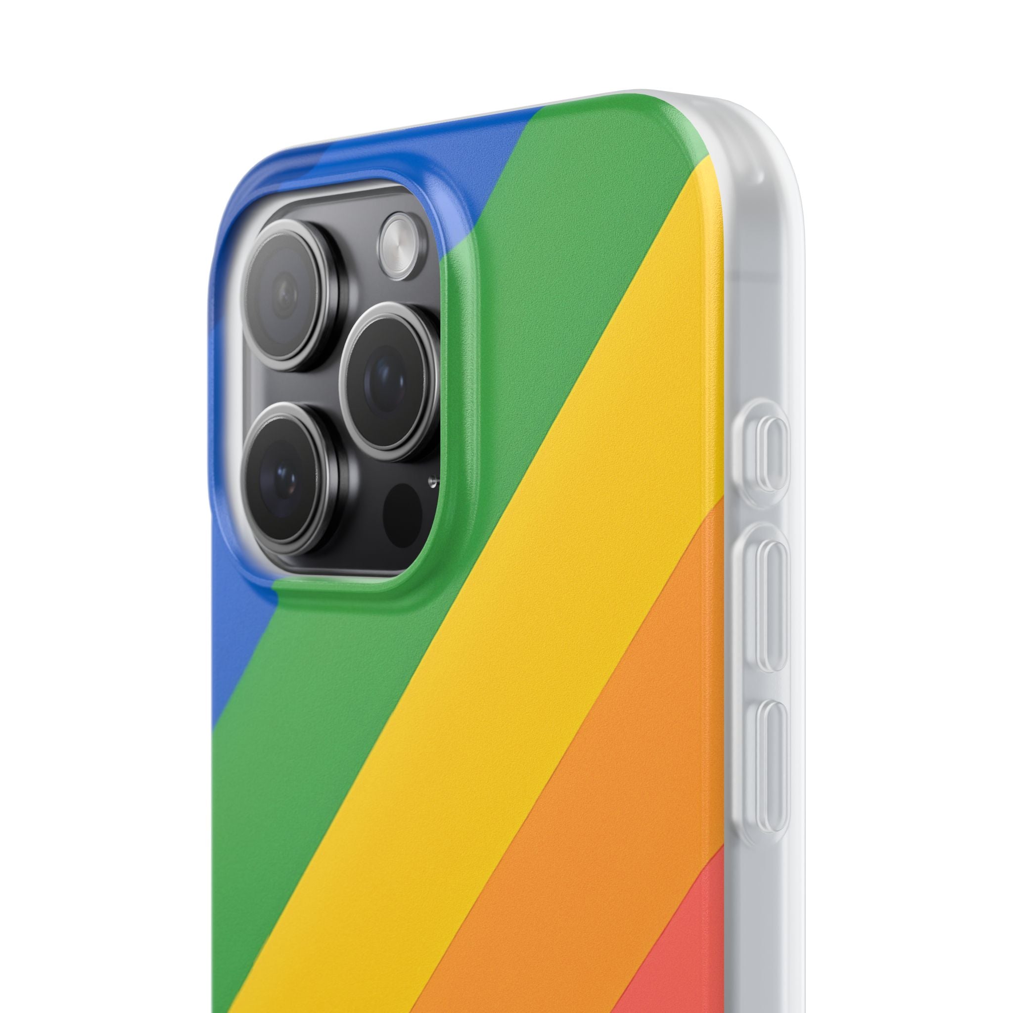 Vibrant Spectrum Slope · Soft Phone Case for iPhone