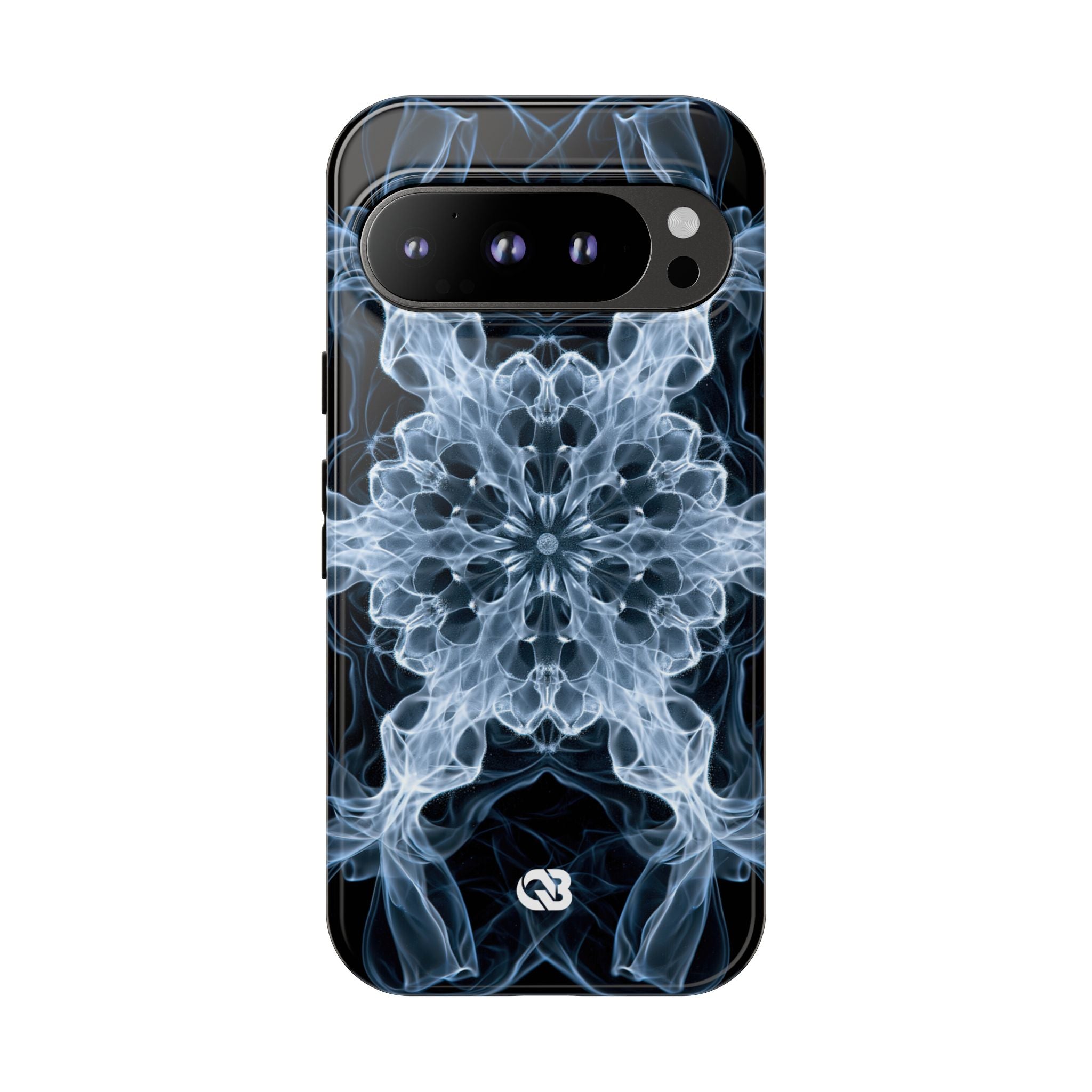 Blue Tough Phone Case for Google Pixel - Glacial Smoke Crown