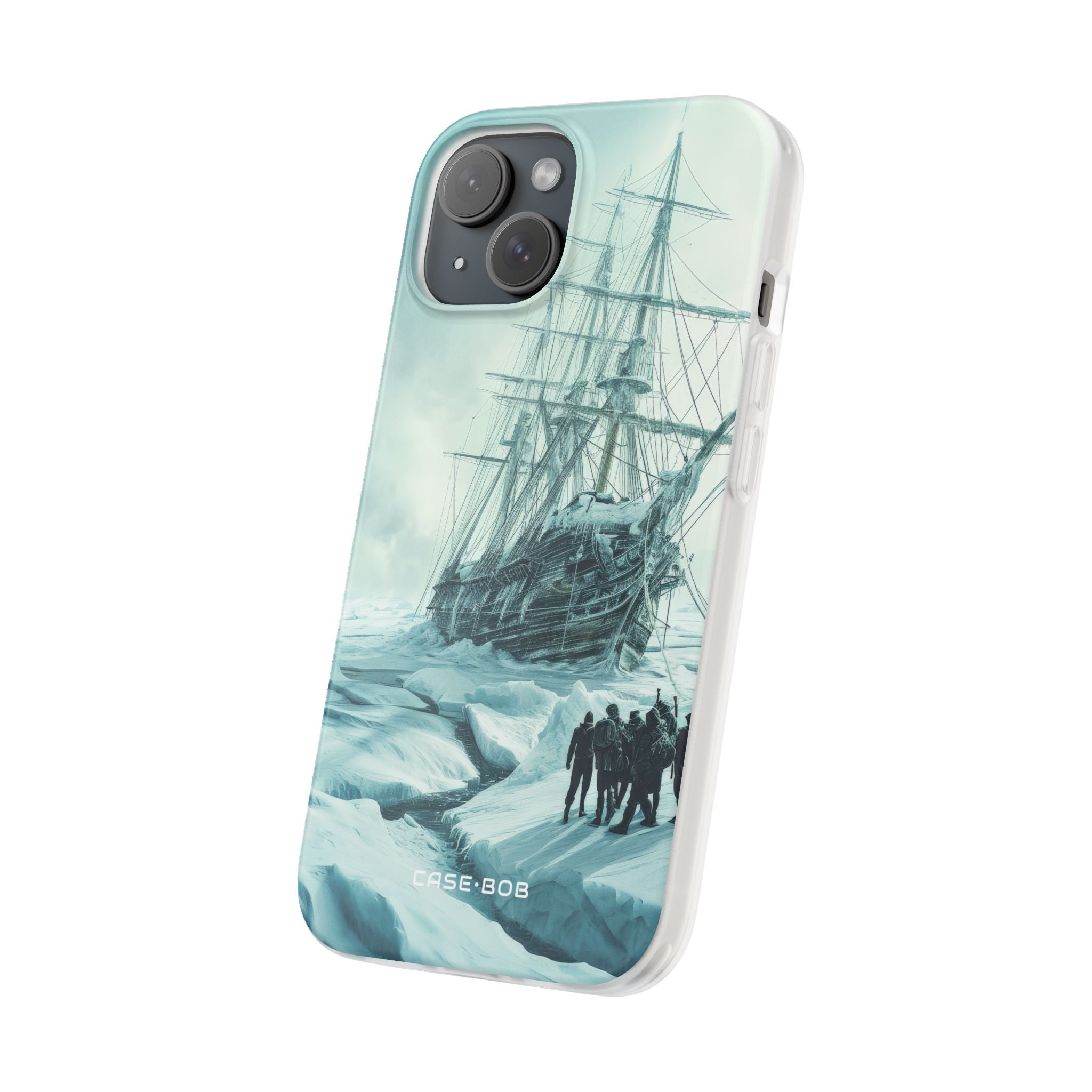 Icebound Ship iPhone 15 Case - Soft