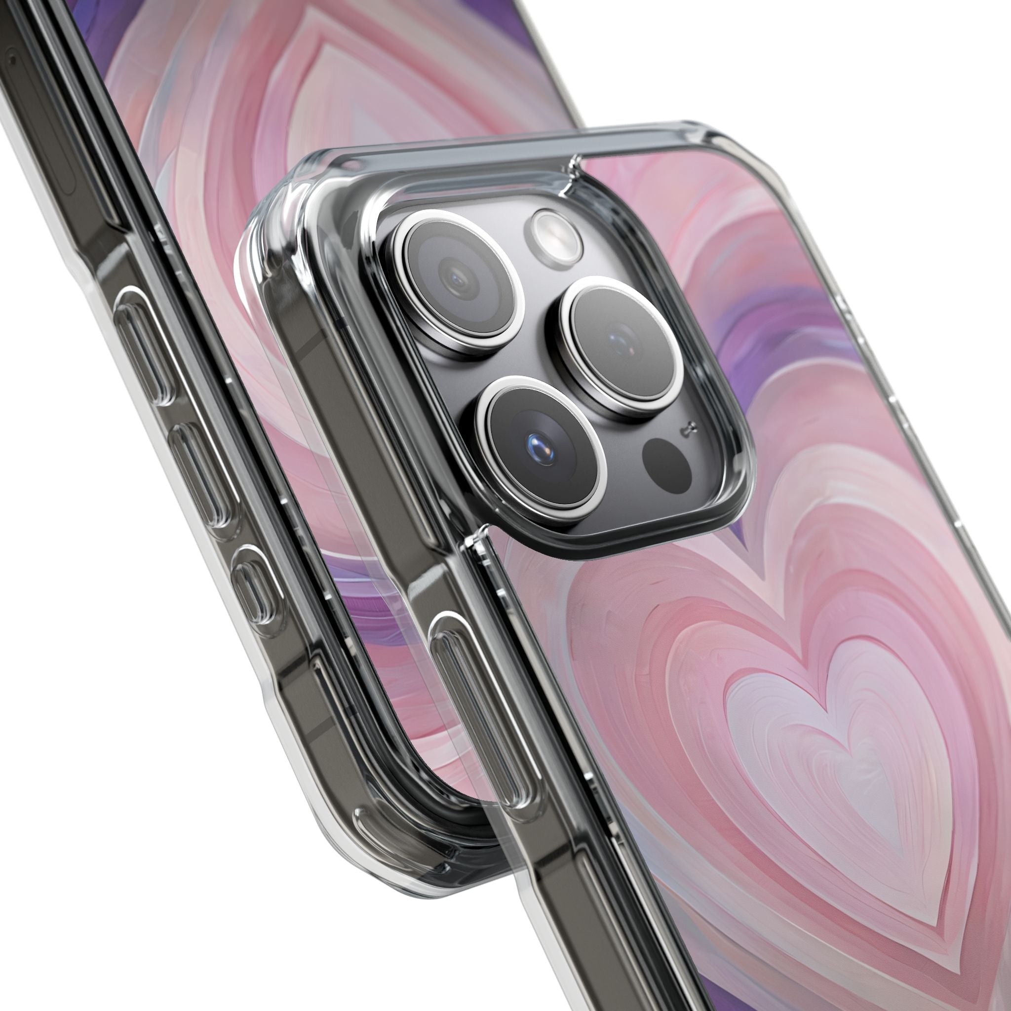 Lavender Pulse Hearts · Impact Magsafe