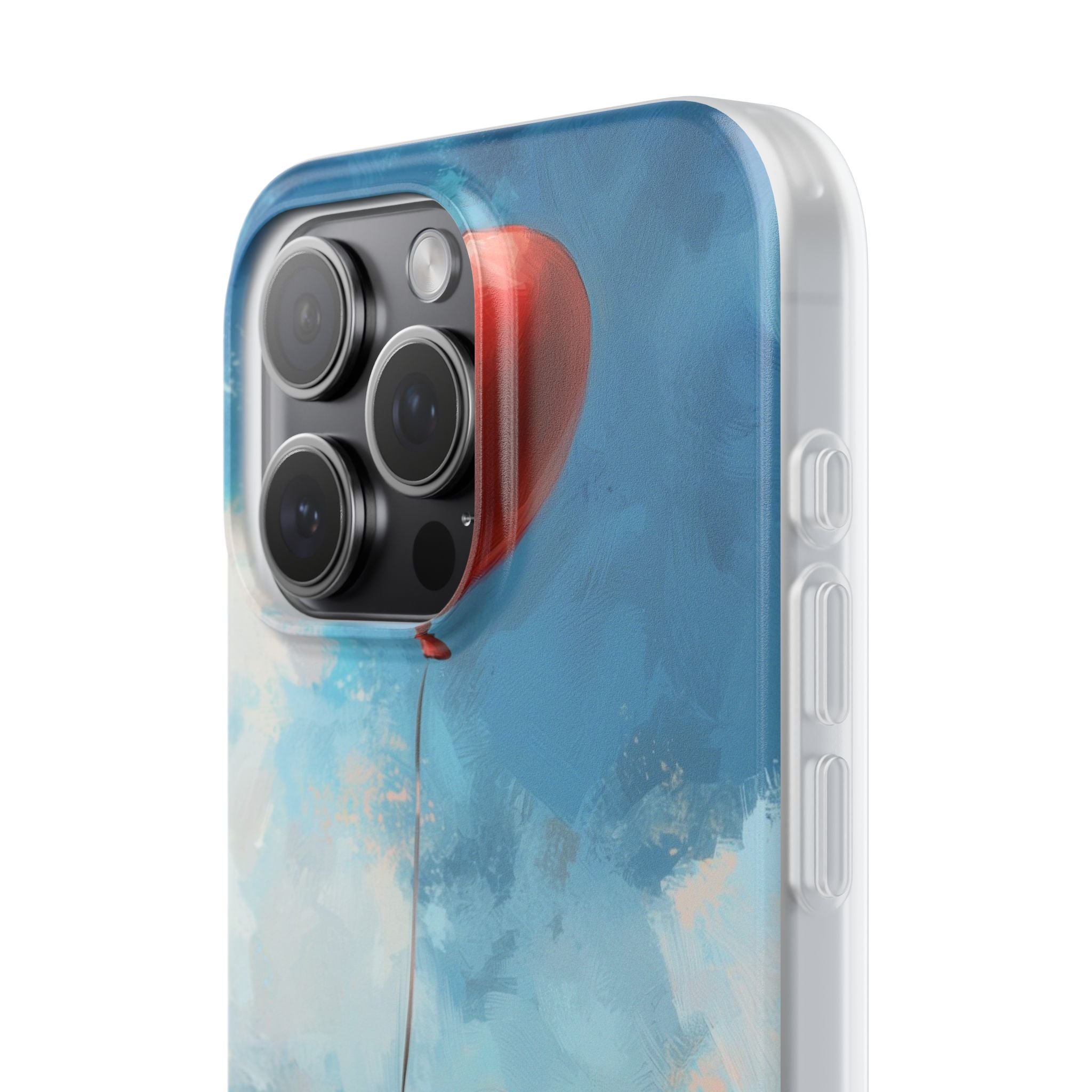 Heart Balloon Whimsy iPhone 15 Pro Max Case - Soft