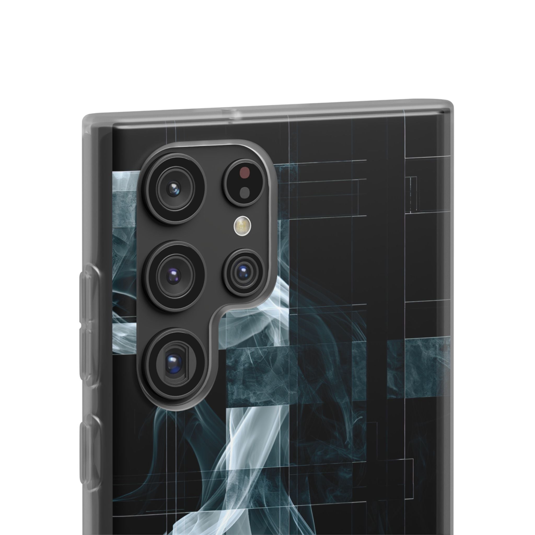 Black Lite Phone Case for Samsung - Arctic Vapor Grid