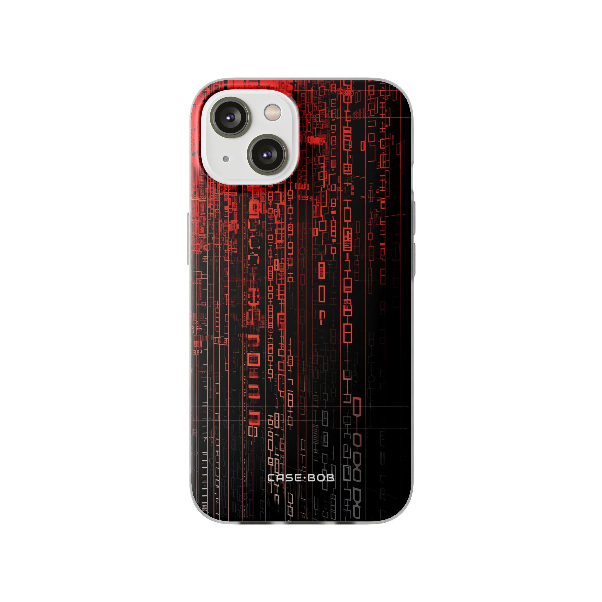 Crimson Glyphs iPhone 14 Case - Soft